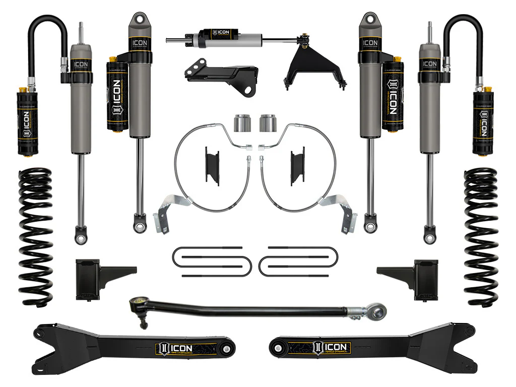 Icon 4.5" Stage 5 Suspension System w/Radius Arms Kit for 2023-2025 Ford F250 Super Duty Diesel