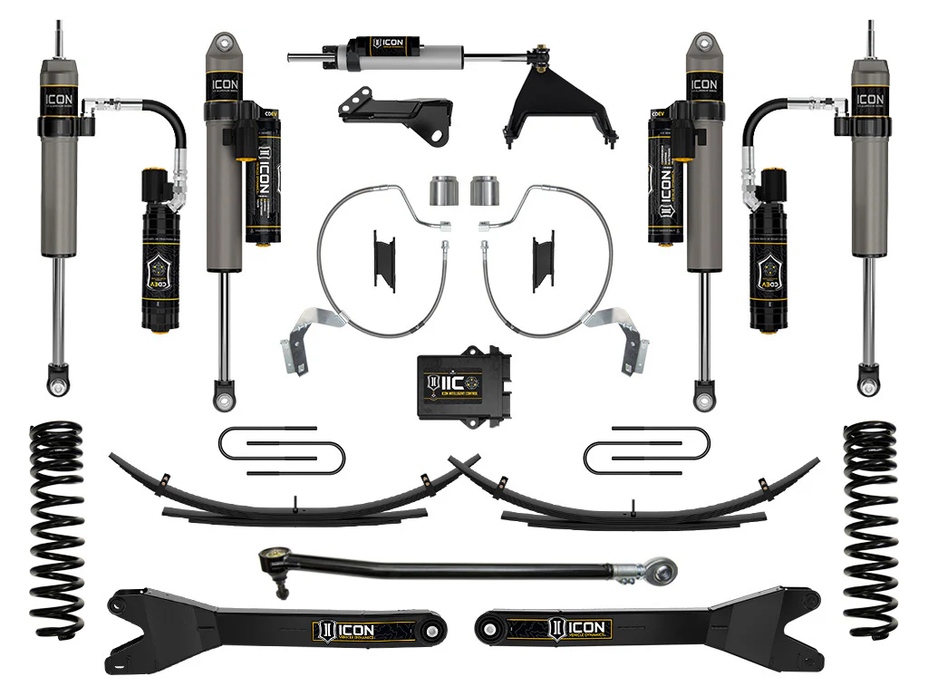Icon 4.5" Stage 8 Suspension System w/Radius arm & Expansion Pack Kit for 2023-2025 Ford F250 Super Duty Diesel