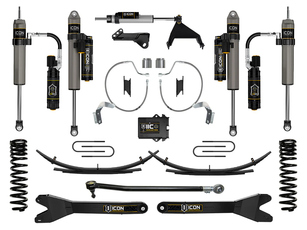 Icon 4.5" Stage 8 Suspension System w/Radius arm & Expansion Pack Kit for 2023-2025 Ford F250 Super Duty Gas