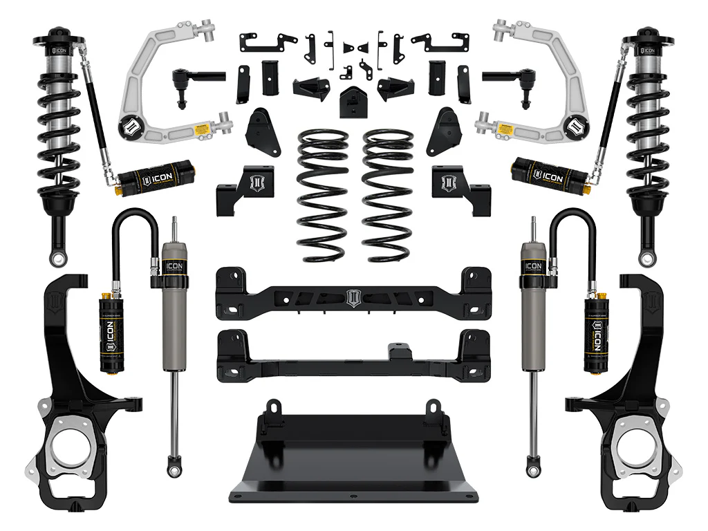 Icon 6" Stage 6 Suspension System Billet CDCV Kit for 2022-2024 Toyota Tundra Full Hybrid EV Gas