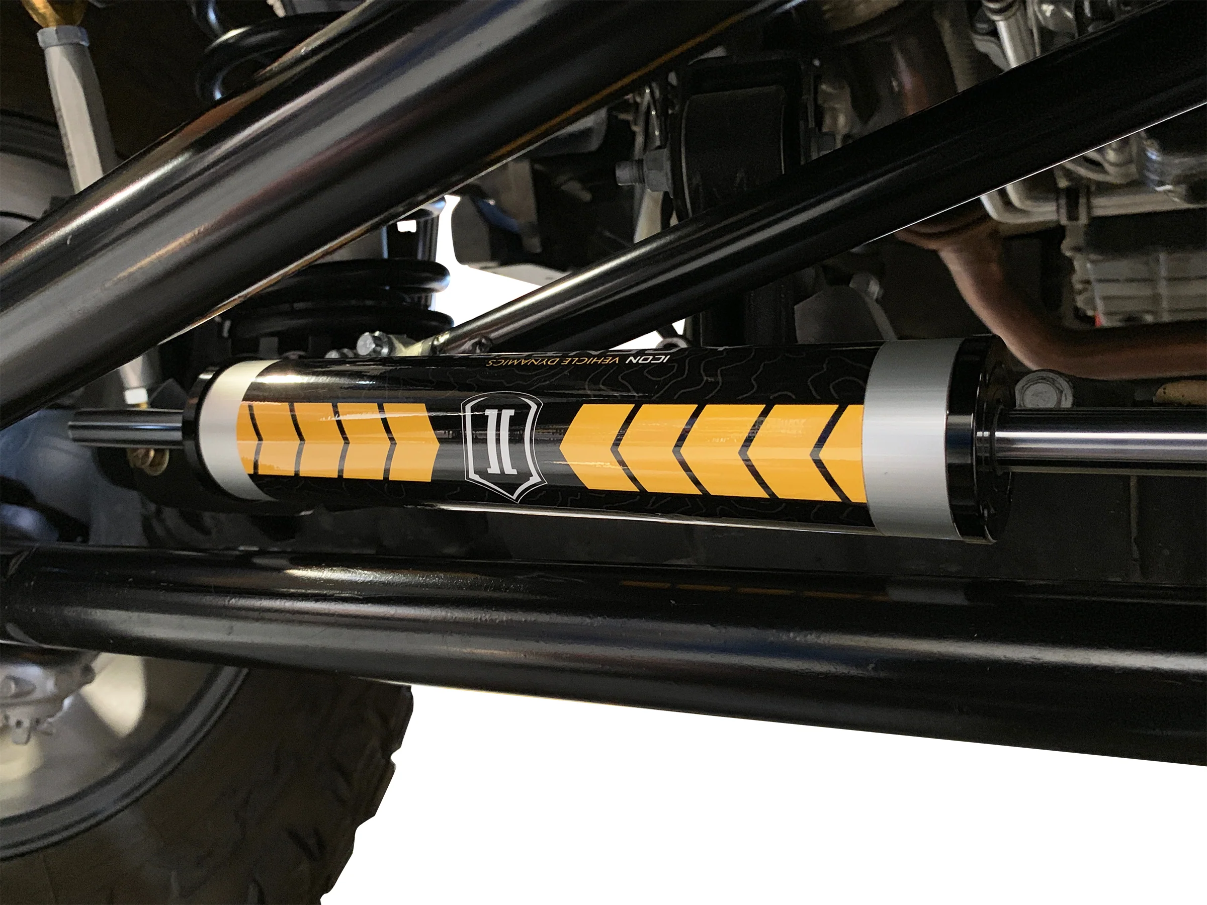 Icon Centerline Stabilizer Kit Steering Stabilizer for 2018-2024 Jeep Wrangler JL 4WD - Image 2