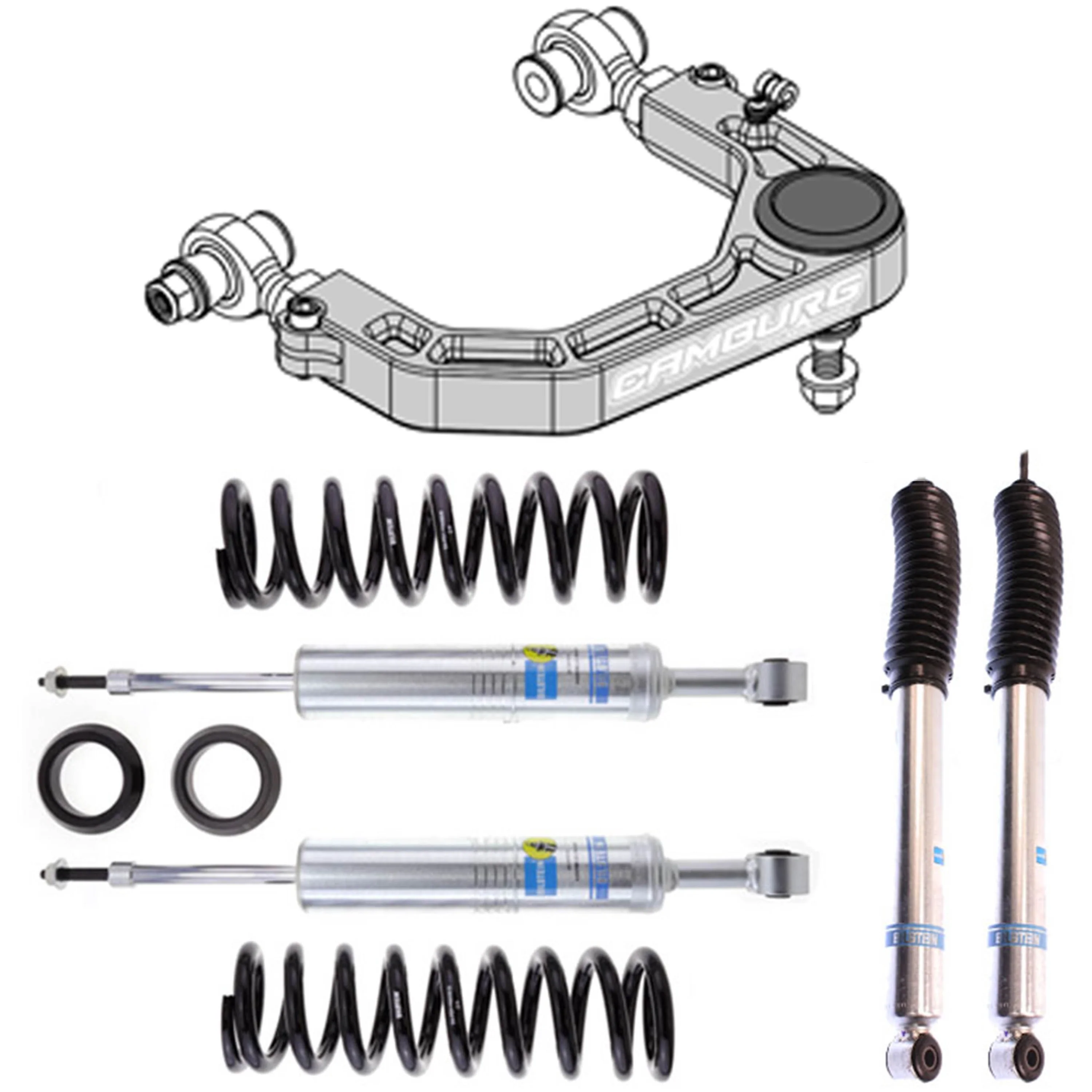 KINETIK Performance Lift Kit w/ Bilstein 6112