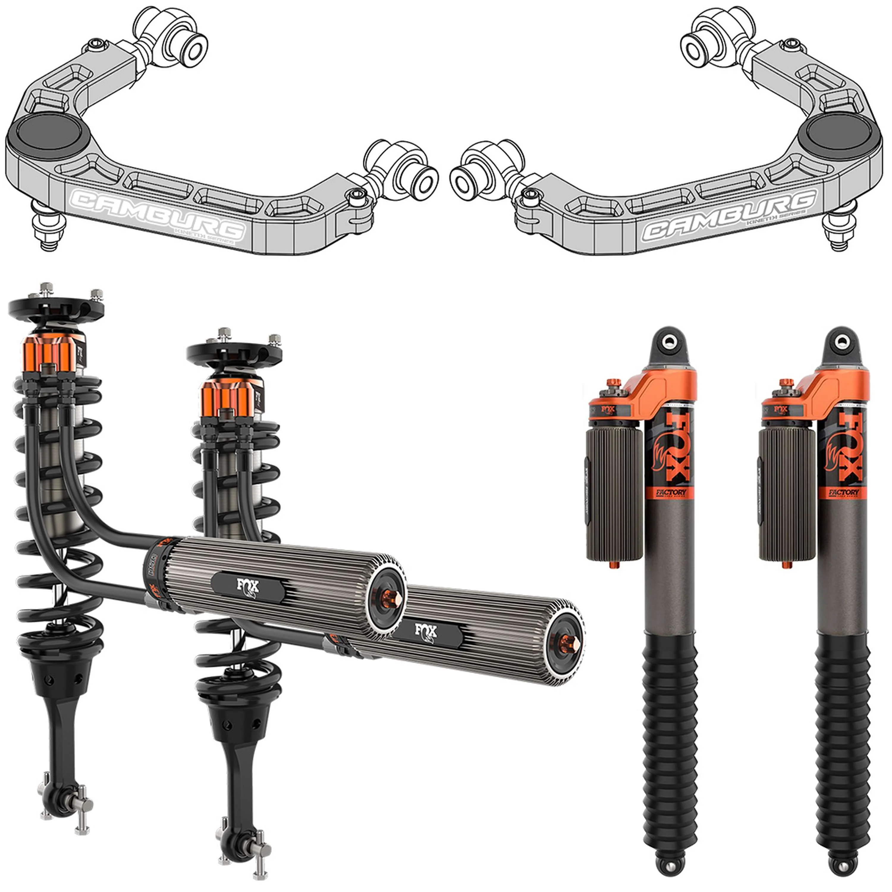 KINETIK Performance Lift Kit w/ FOX 3.00" Factory DSC