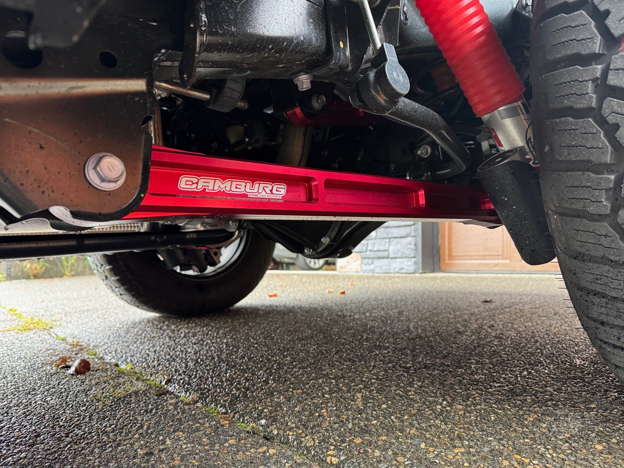 KINETIK Series Rear Billet Trailing Arm Kit - Red - Image 3