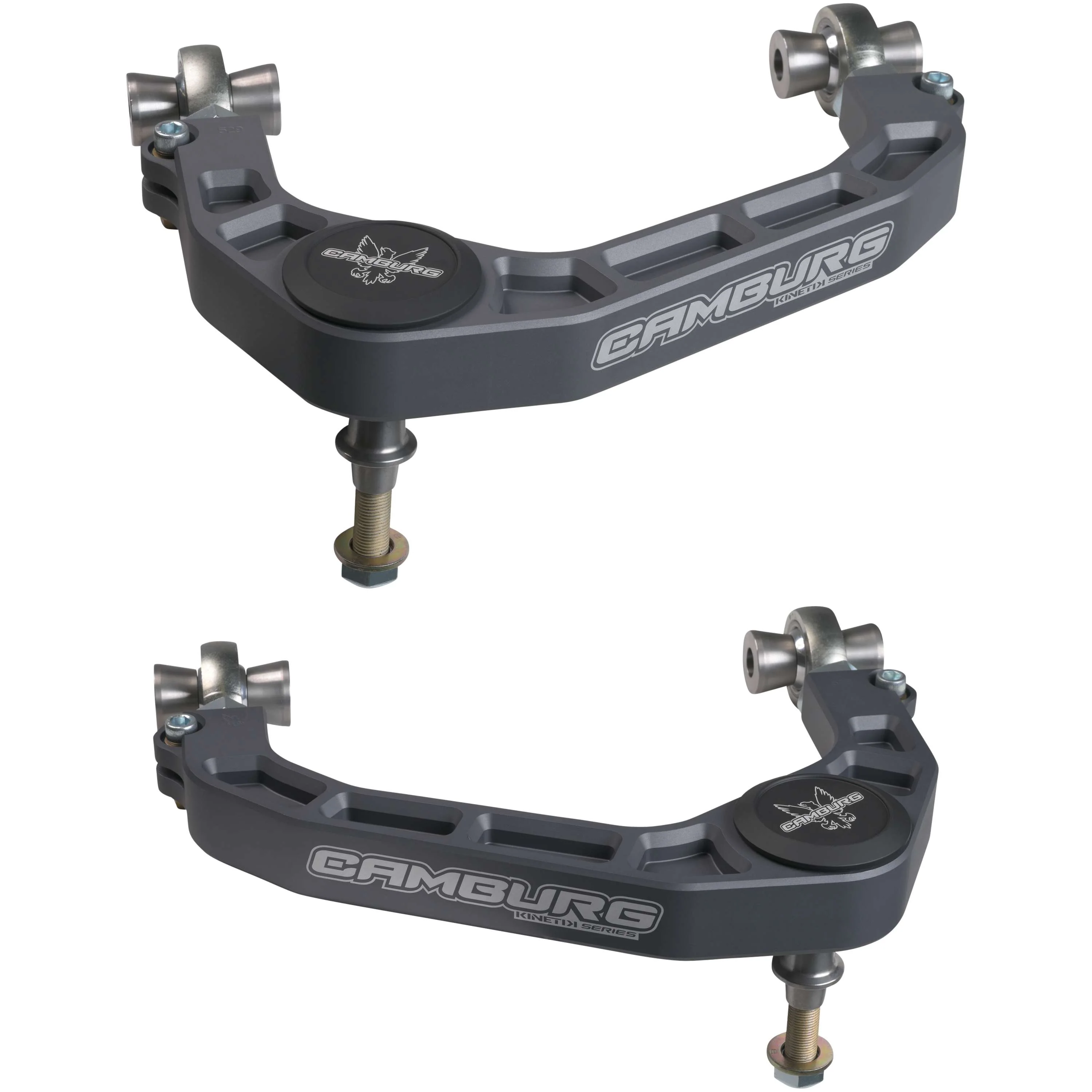 KINETIK V2 Performance Billet Uniball Upper Arms - Grey - Image 4