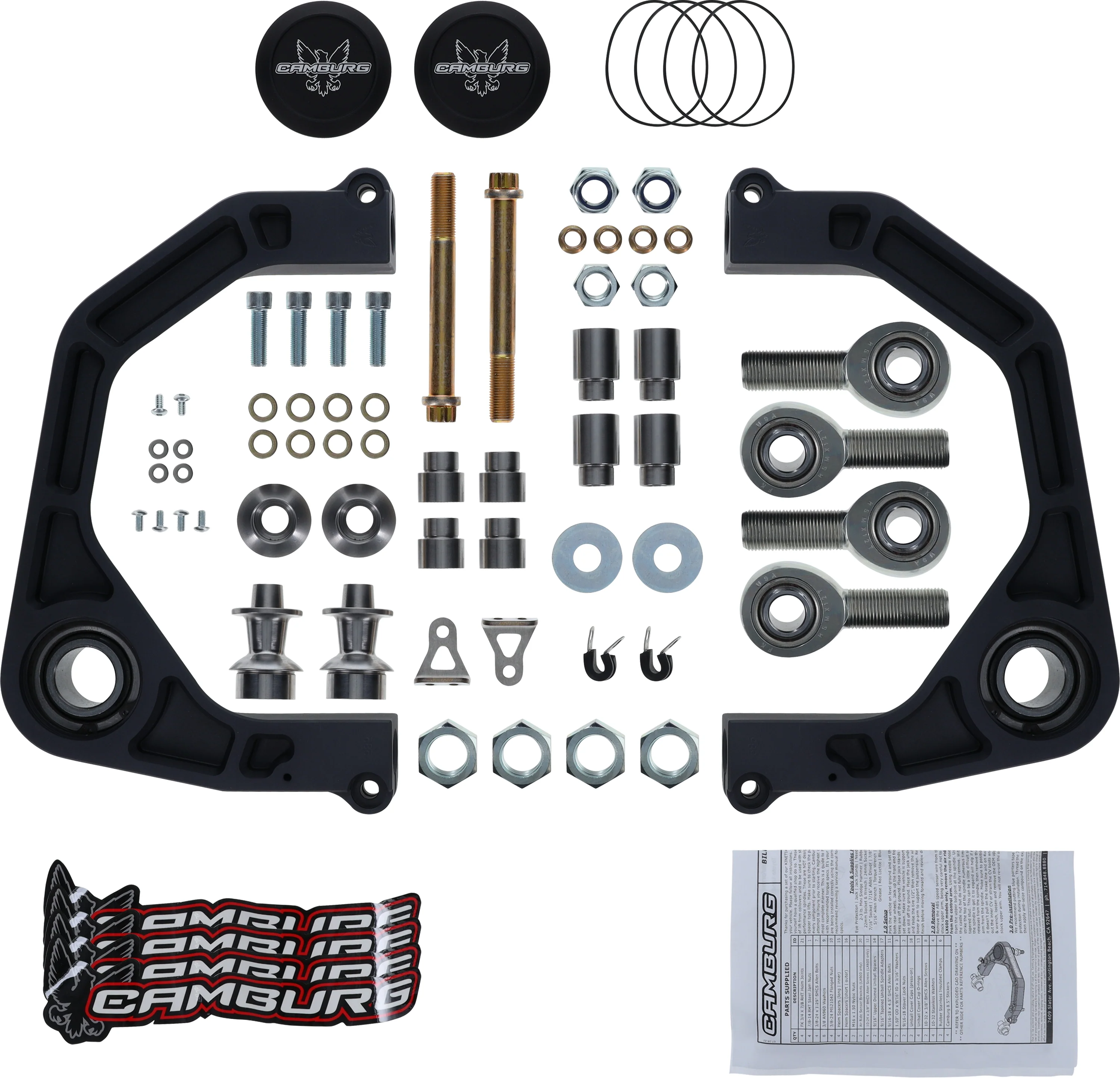 KINETIK V2 Performance Billet Uniball Upper Arms - Image 6