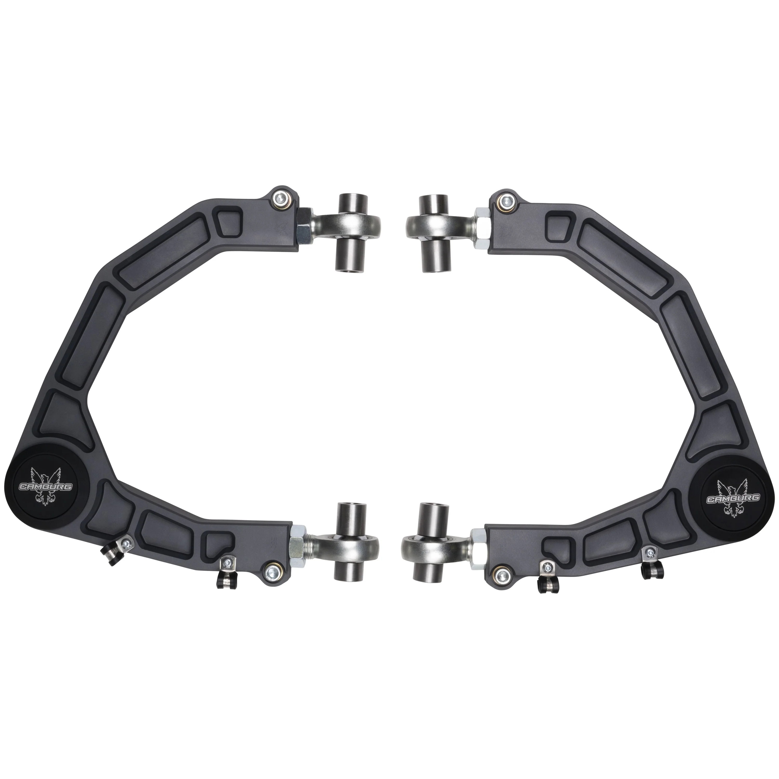 KINETIK V2 Performance Billet Uniball Upper Arms - Grey - Image 5