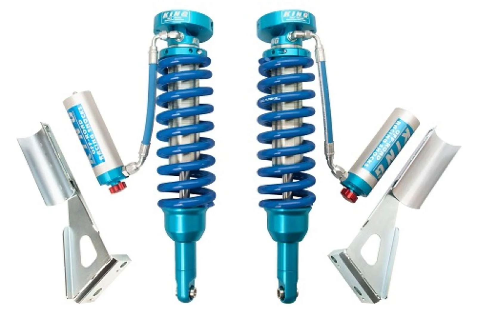 King Shocks 2.5 Performance Coilovers w/ Remote Reservoir Front Pair for 2010-2014 Toyota FJ Cruiser 4WD - Image 4