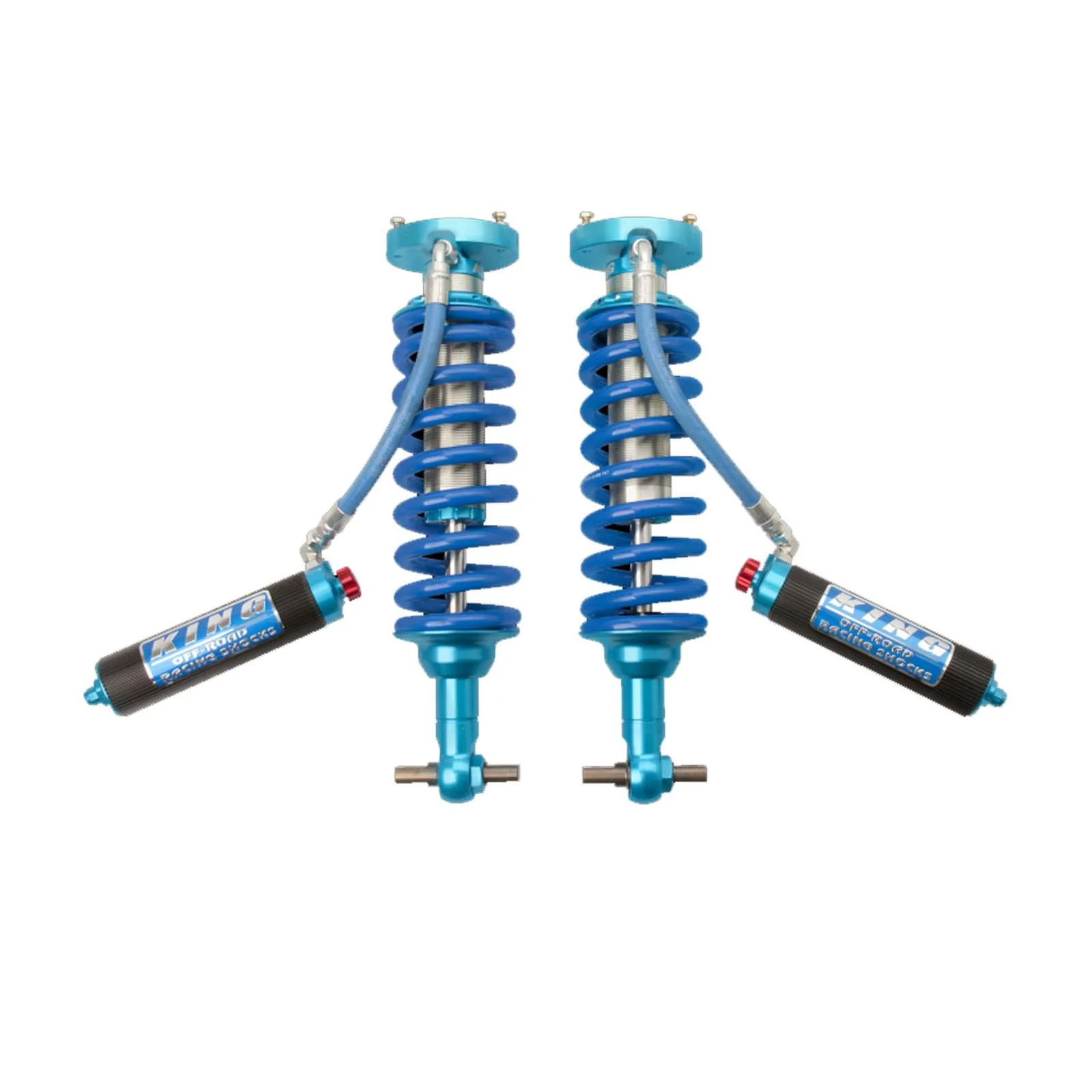 King Shocks 2.5 Performance Coilovers w/ Remote Reservoir Front Pair for 2019-2024 Chevrolet Silverado 1500 4WD - Image 4
