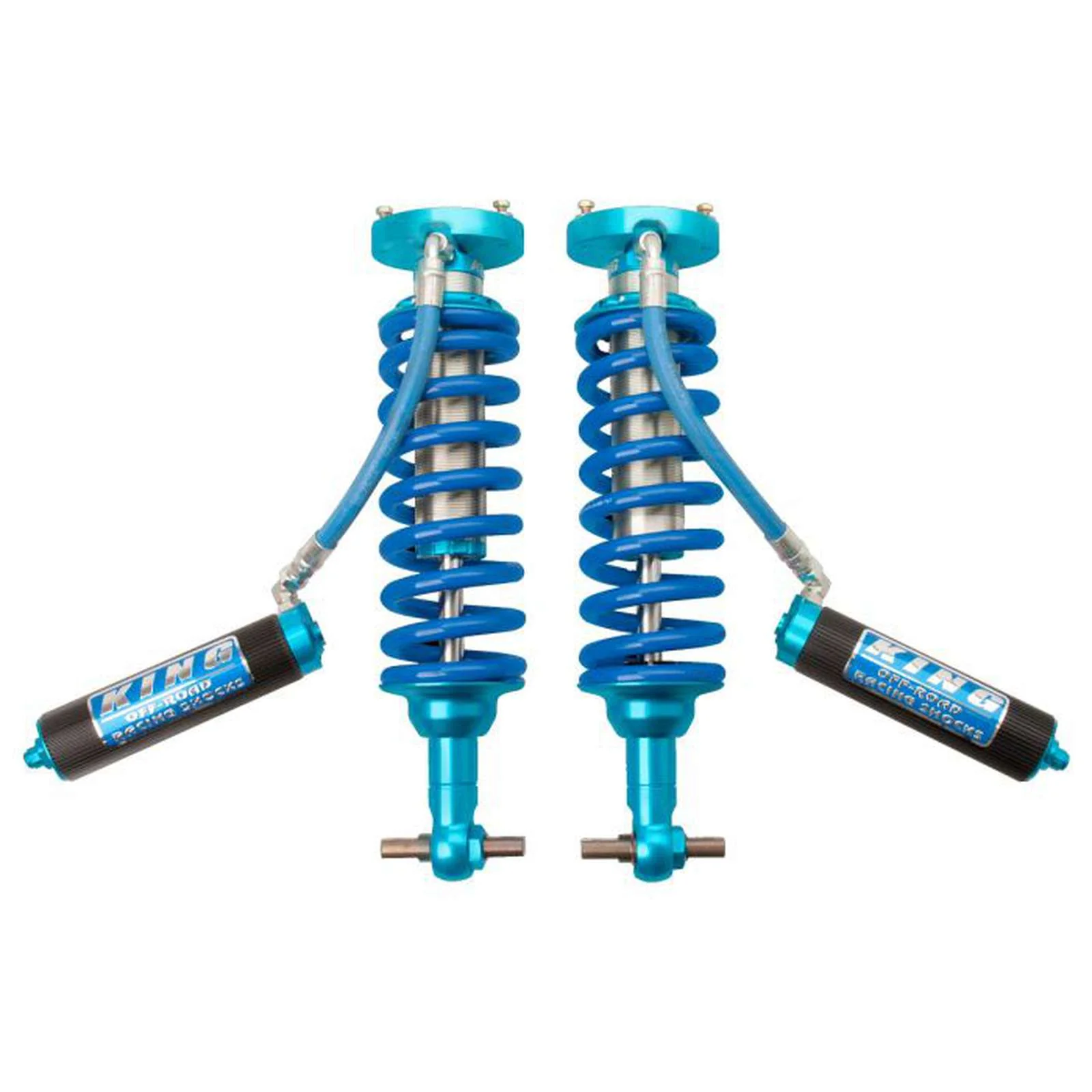 King Shocks 2.5 Performance Coilovers w/ Remote Reservoir Front Pair for 2019-2024 GMC Sierra 1500 4WD