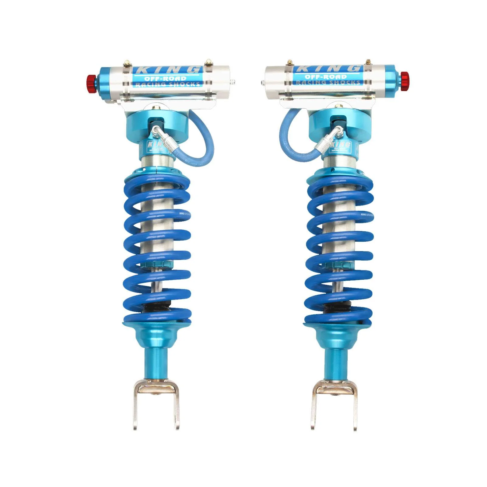 King Shocks 2.5 Performance Coilovers w/ Remote Reservoir Front Pair for 2019-2024 Ram 1500 4WD - Image 3