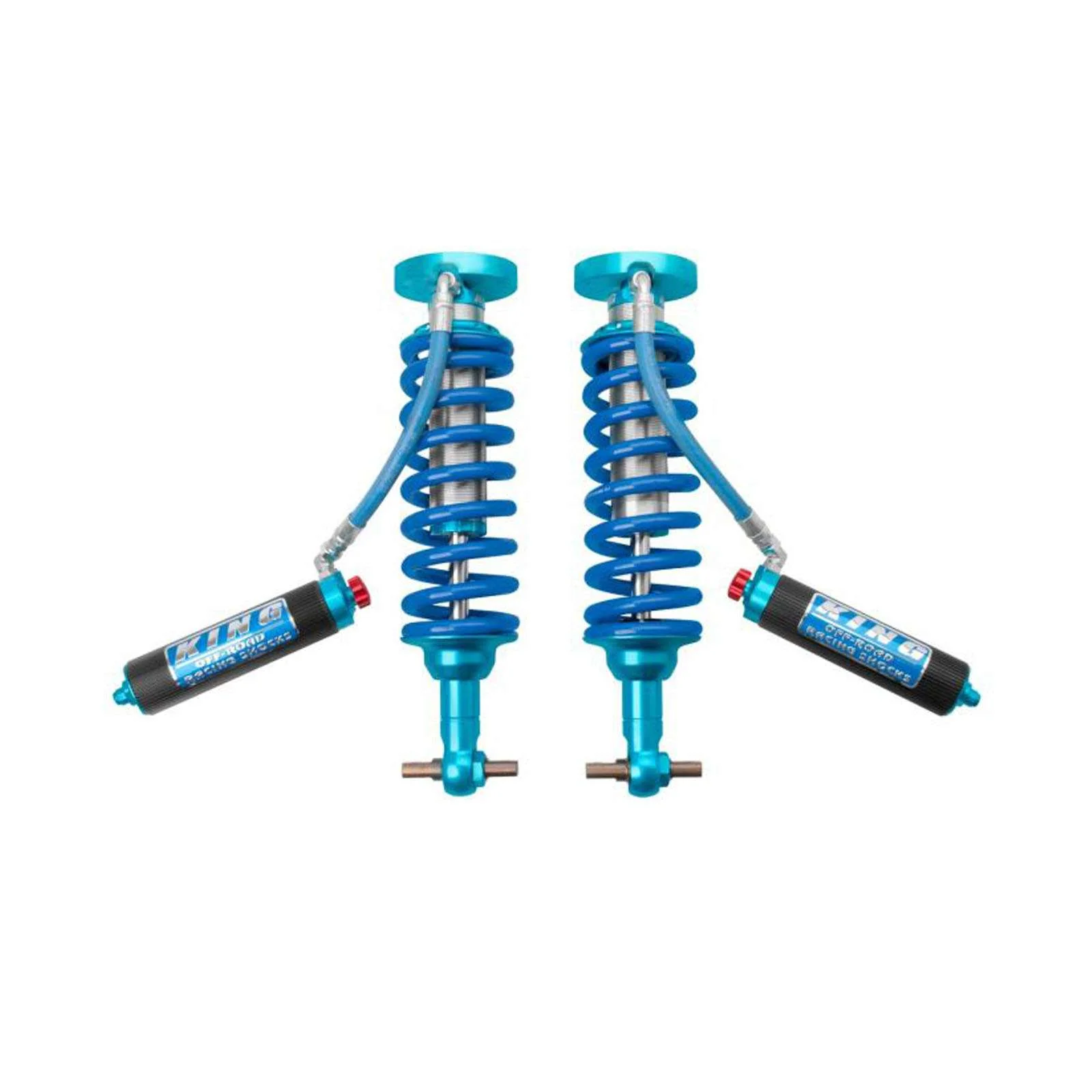 King Shocks 2.5 Performance Ext Coilovers w/ Adjustable Remote Reservoir Front Pair for 2021-2023 Chevrolet Tahoe 4WD w/3" lift