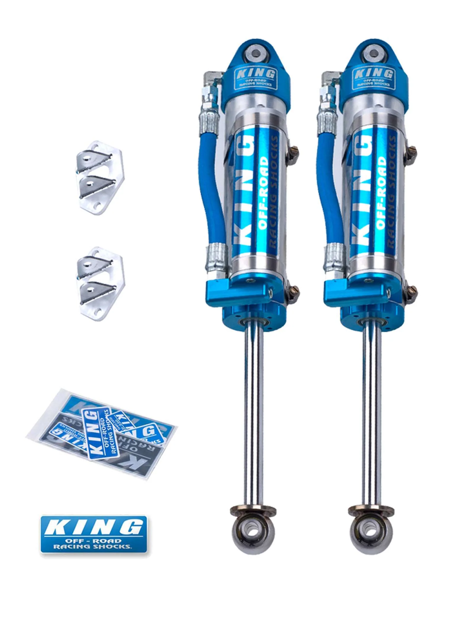 King Shocks 2.5 Performance Piggyback Adjustable Shocks Rear Pair for 2007-2018 Jeep Wrangler JK 4WD w/6" lift - Image 4