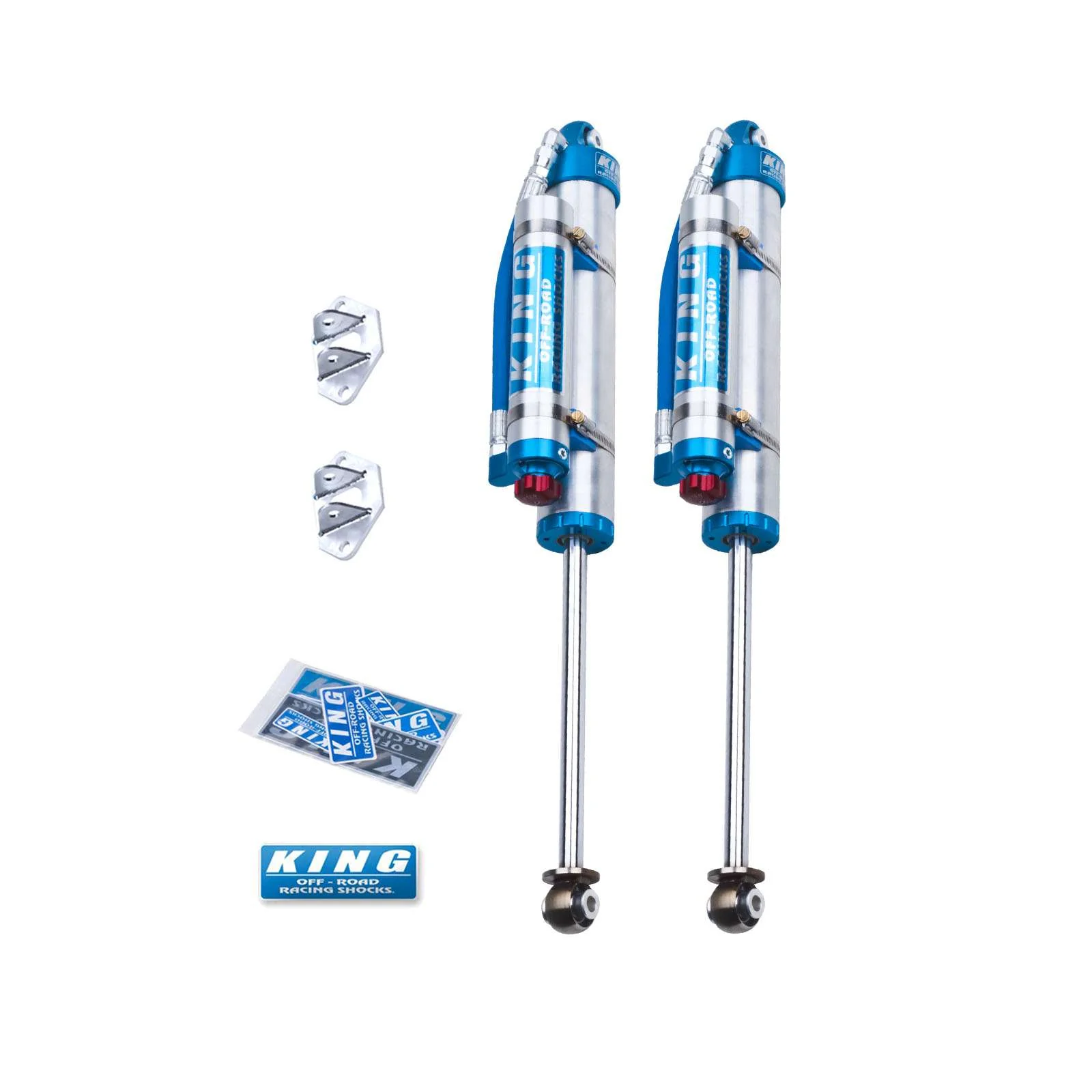 King Shocks 2.5 Performance Piggyback Shocks Front Pair for 1996-2006 Jeep Wrangler TJ 4WD - Image 4