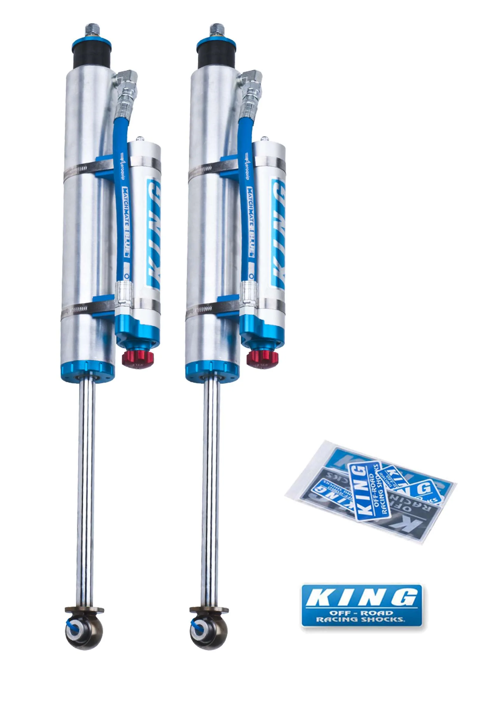 King Shocks 2.5 Performance Piggyback Shocks Front Pair for 1996-2006 Jeep Wrangler TJ 4WD - Image 6