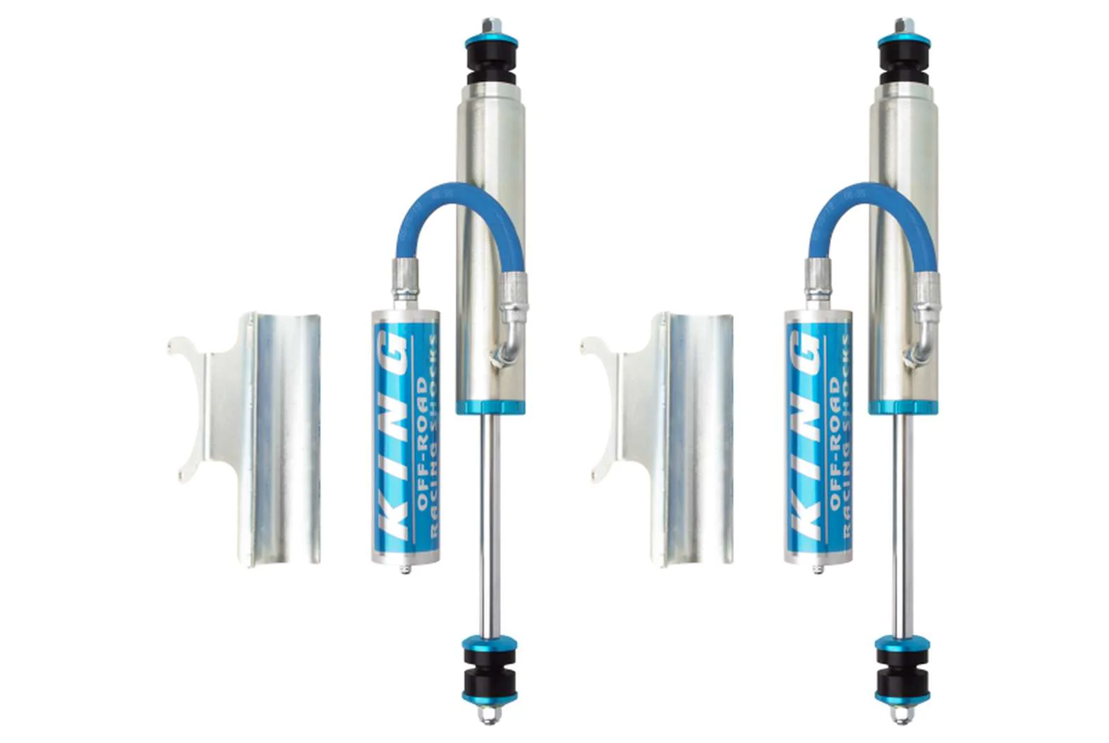 King Shocks 2.5 Performance w/ Remote Reservoir Shocks Front Pair for 1984-2020 Toyota Land Cruiser 78 Series 4WD