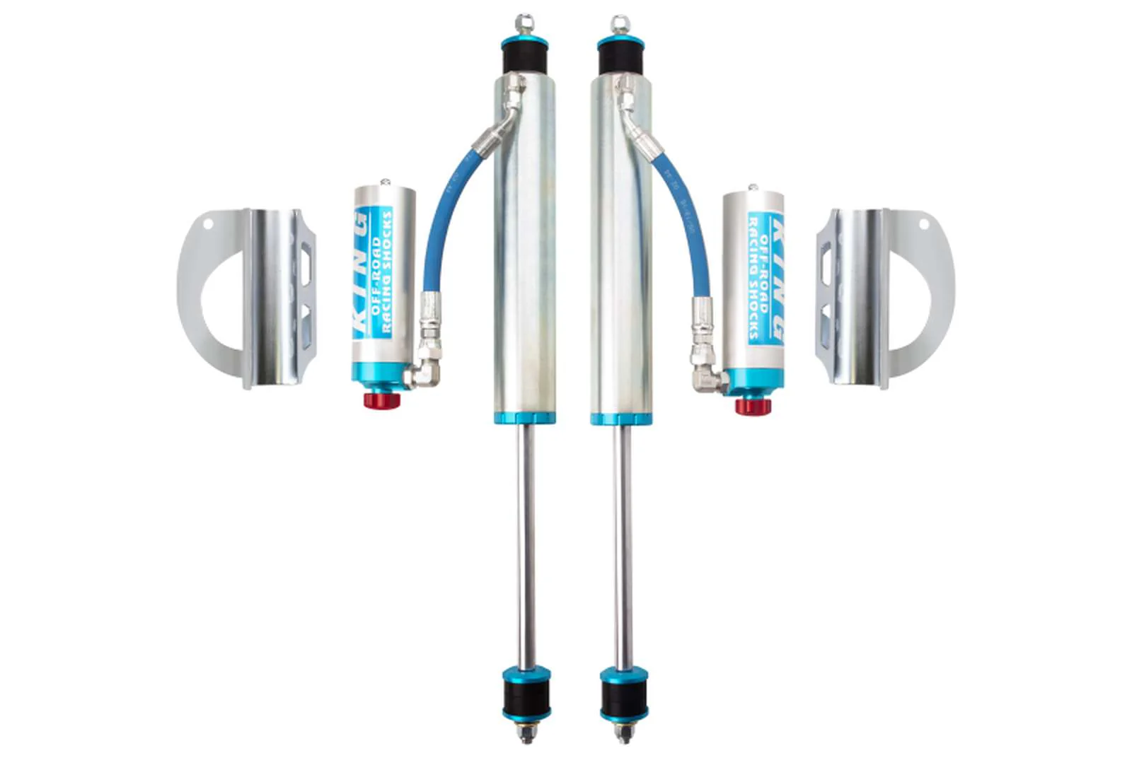 King Shocks 2.5 Performance w/ Remote Reservoir Shocks Front Pair for 1989-1997 Toyota Land Cruiser 80 4WD - Image 3