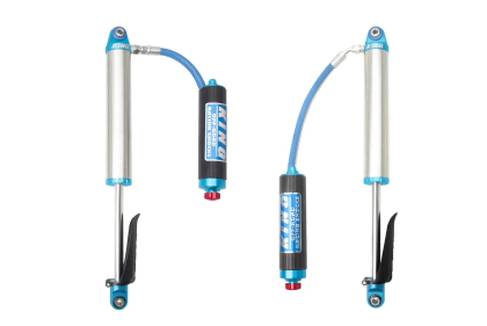 King Shocks 2.5 Performance w/ Remote Reservoir Shocks Rear Pair for 2019-2024 GMC Sierra 1500 AT4 4WD - Image 2