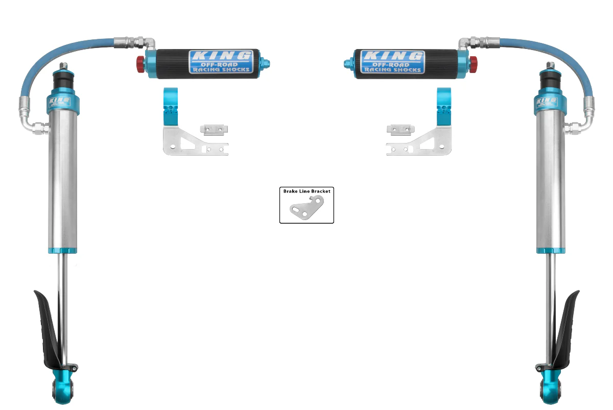 King Shocks 2.5 Performance w/ Remote Reservoir Shocks Rear Pair for 2024-2026 Toyota Land Cruiser 250 4WD RWD
