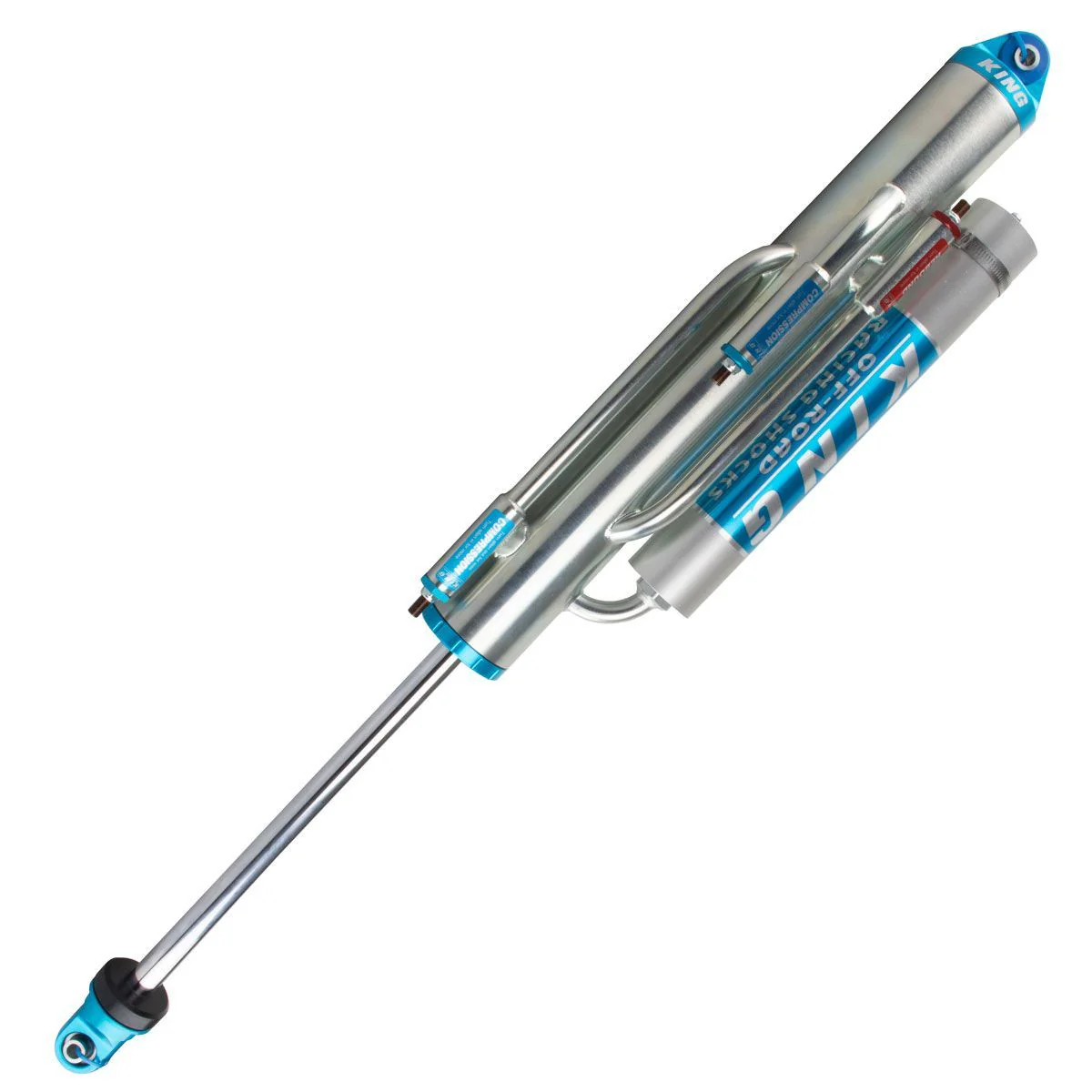 King Shocks 3.0 Performance Racing w/ 3 Tube Bypass Piggyback Reservoir Style 2 Shocks PR3018-BP3P-2