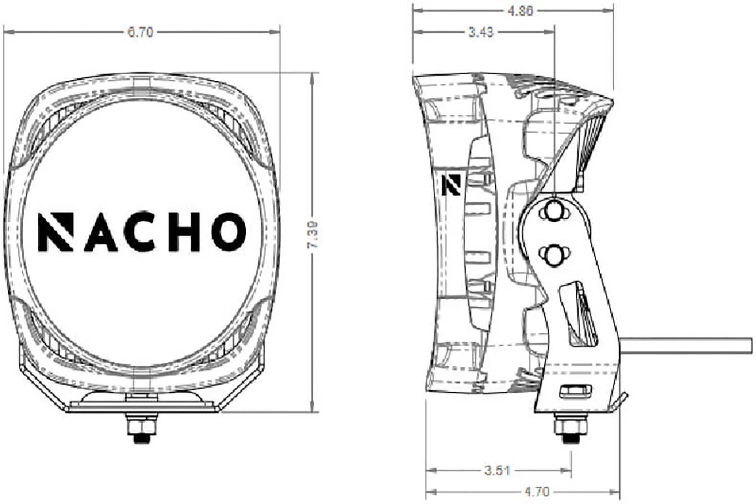 ARB NACHO Grande SAE J581 High Beam - Image 4