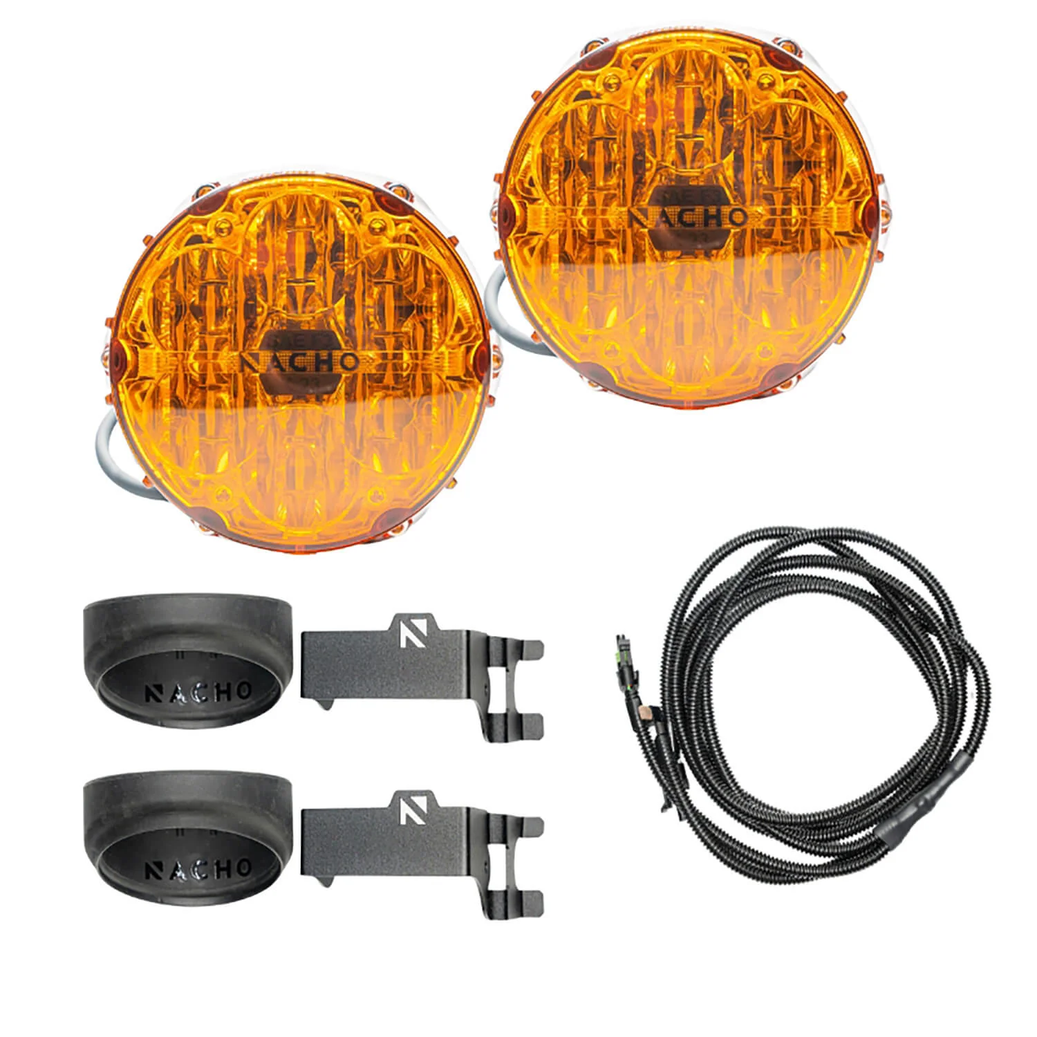ARB NACHO SAE Only Amber Plug N Play Fog Light Kit