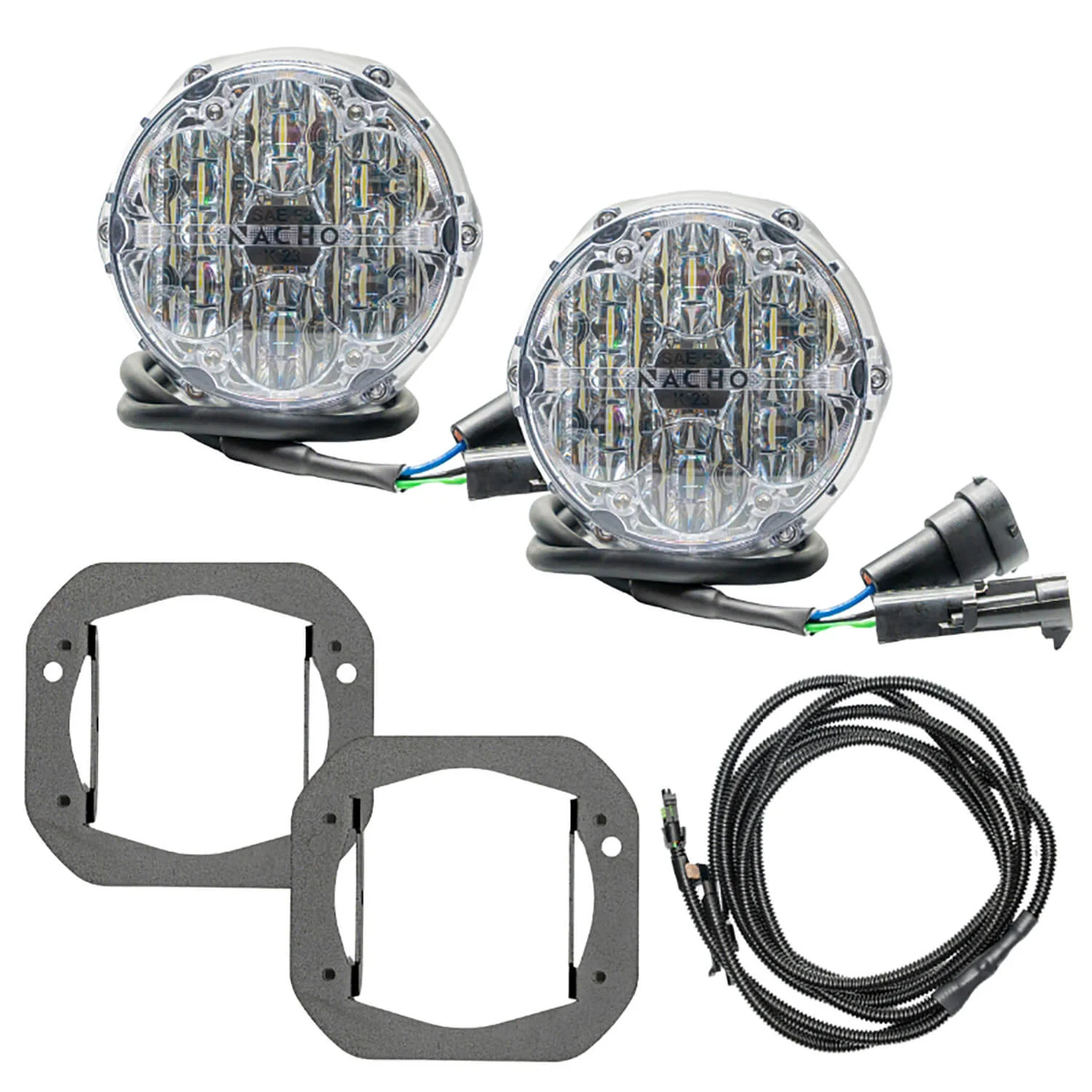 ARB NACHO SAE Only White Plug N Play Fog Light Kit