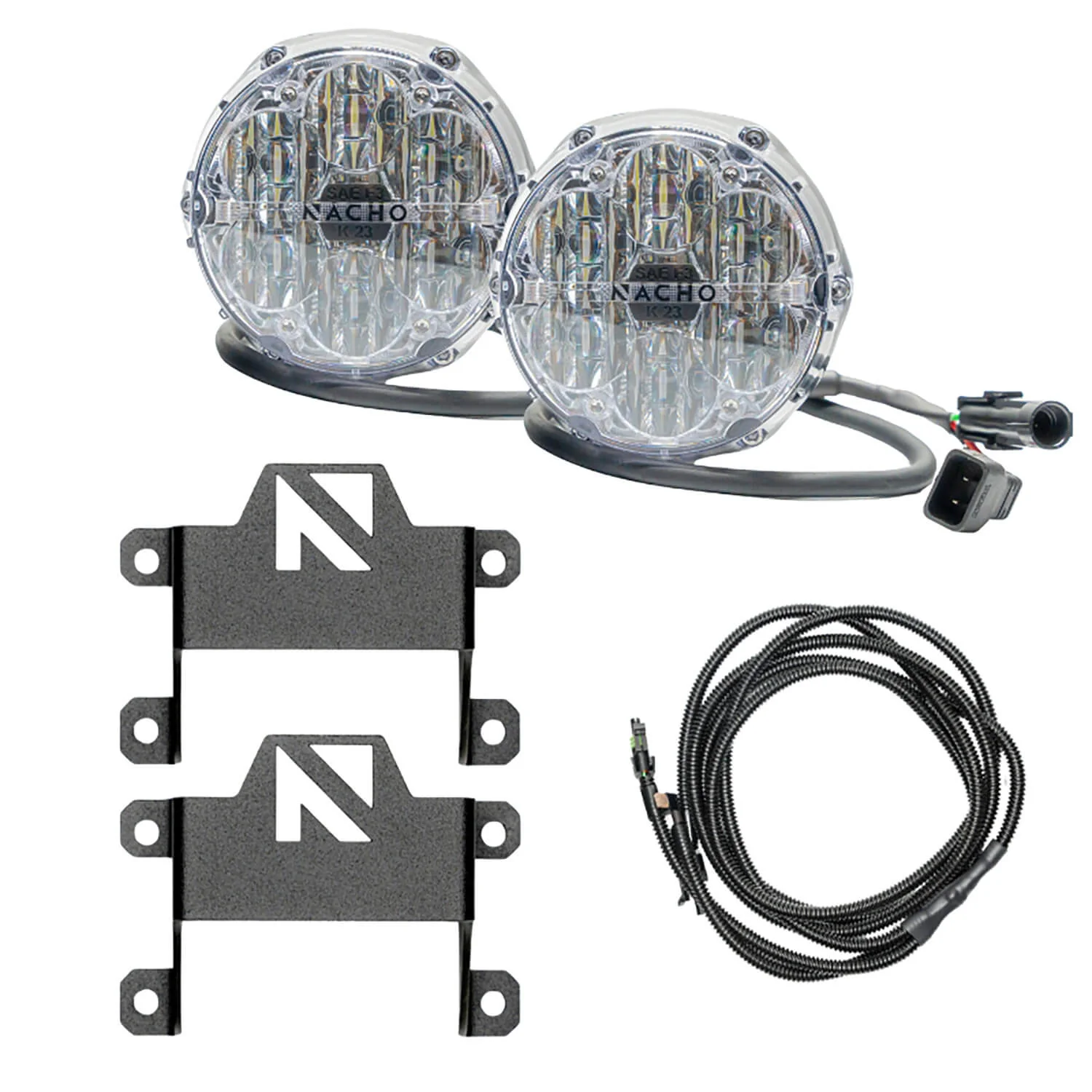 ARB NACHO SAE Only White Plug N Play Fog Light Kit