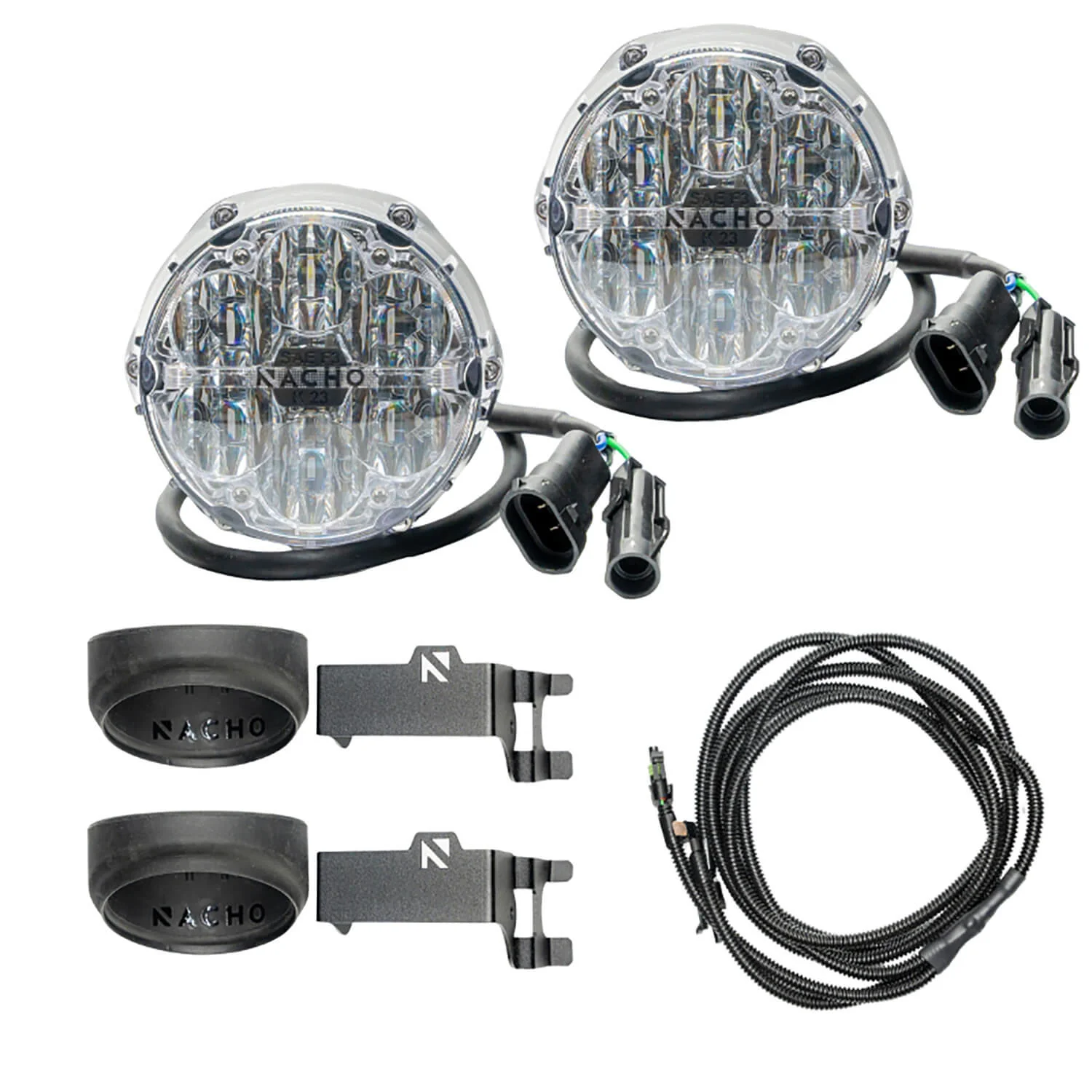 ARB NACHO SAE Only White Plug N Play Fog Light Kit