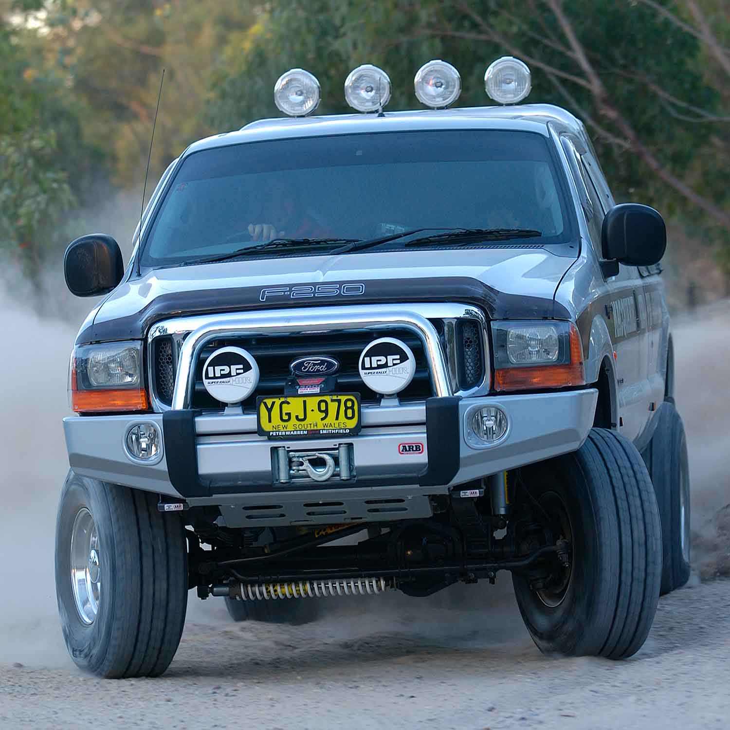 Provision for Winch, Driving Lights, CB Antenna