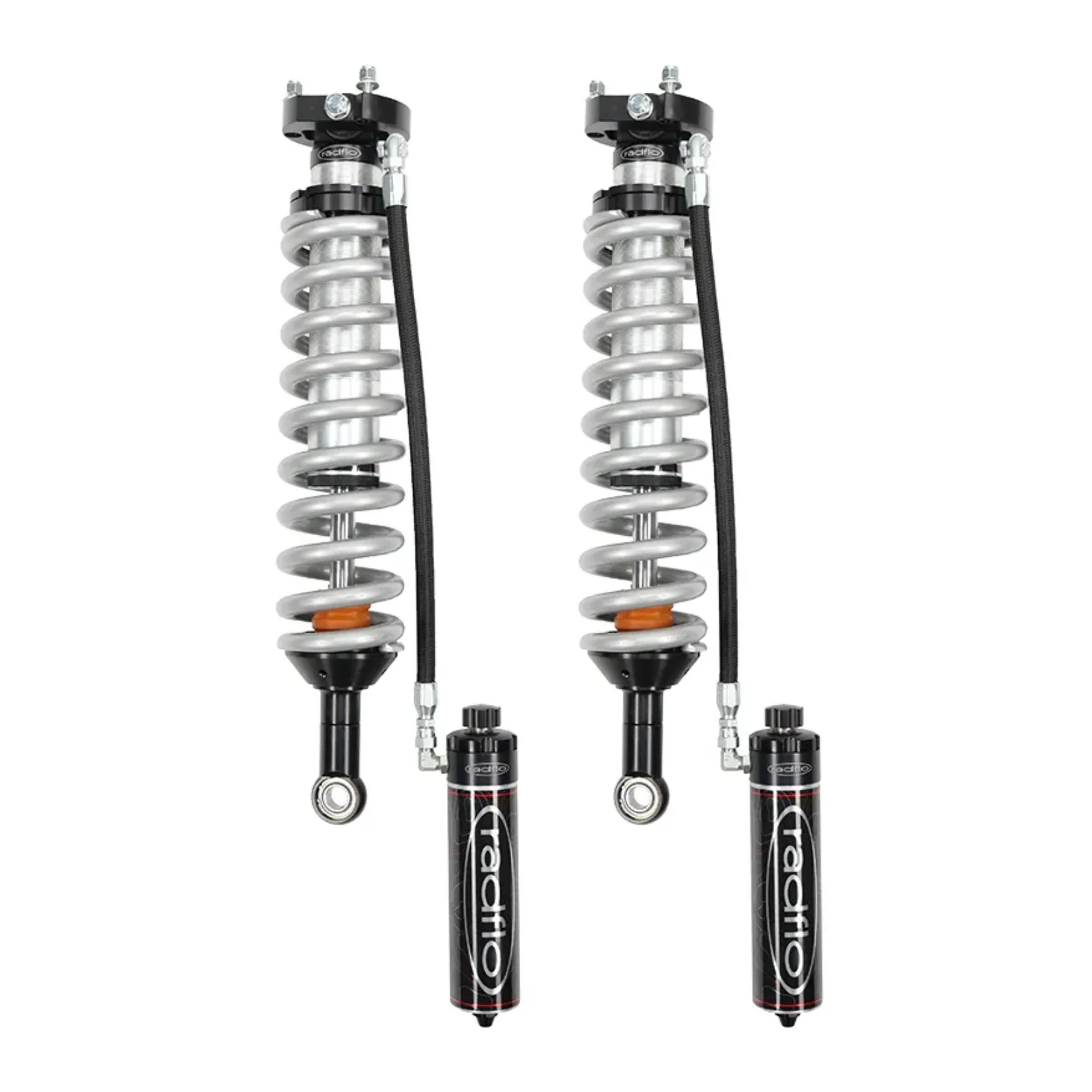 Radflo 2.5 600R Coilover Kit w/Remote Reservoir + HI/LO Compression Adjuster for 2025-2026 Toyota Land Cruiser