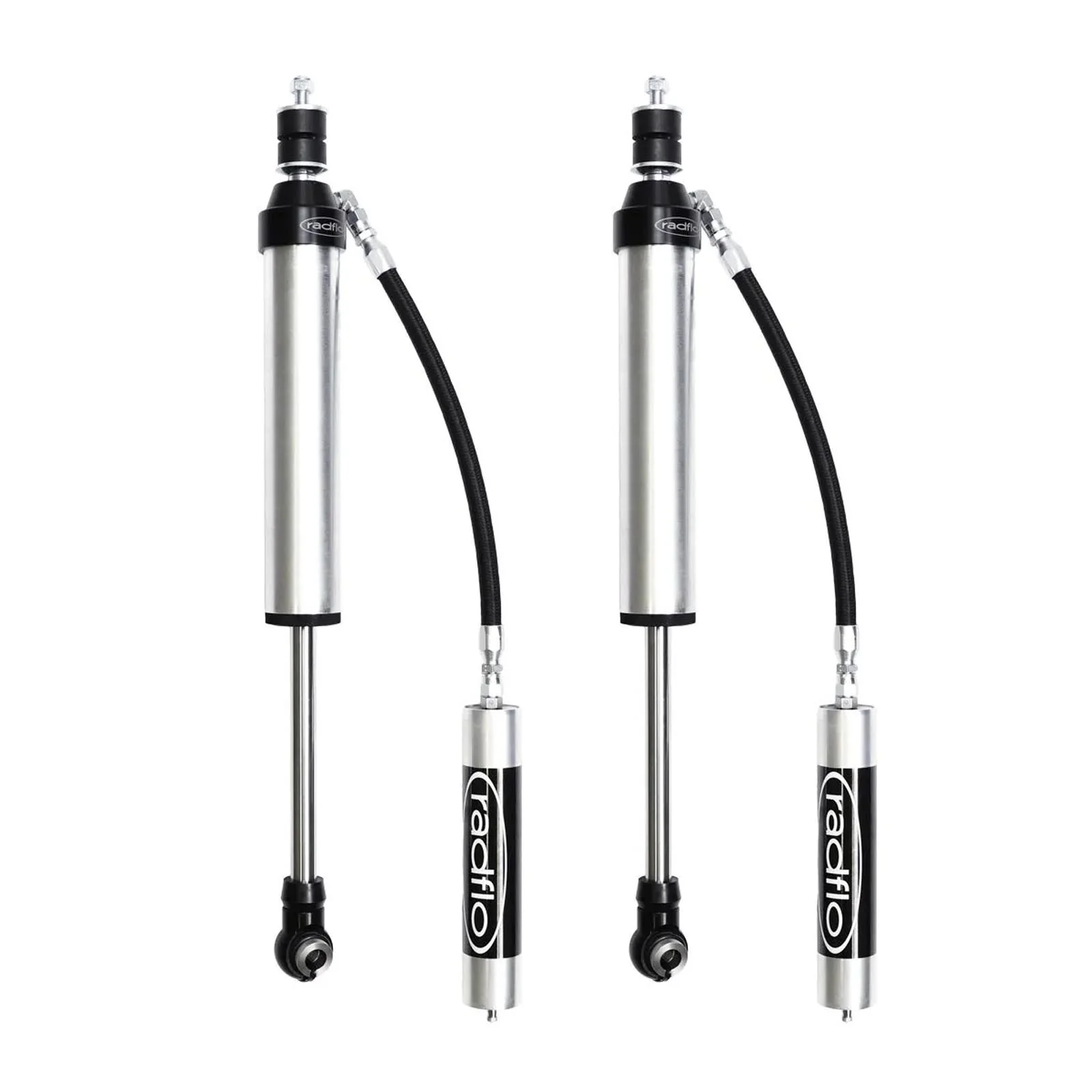 Radflo 2.5 600R Shocks + Piggyback reservoir Shocks for 2022 Toyota Tundra Rear