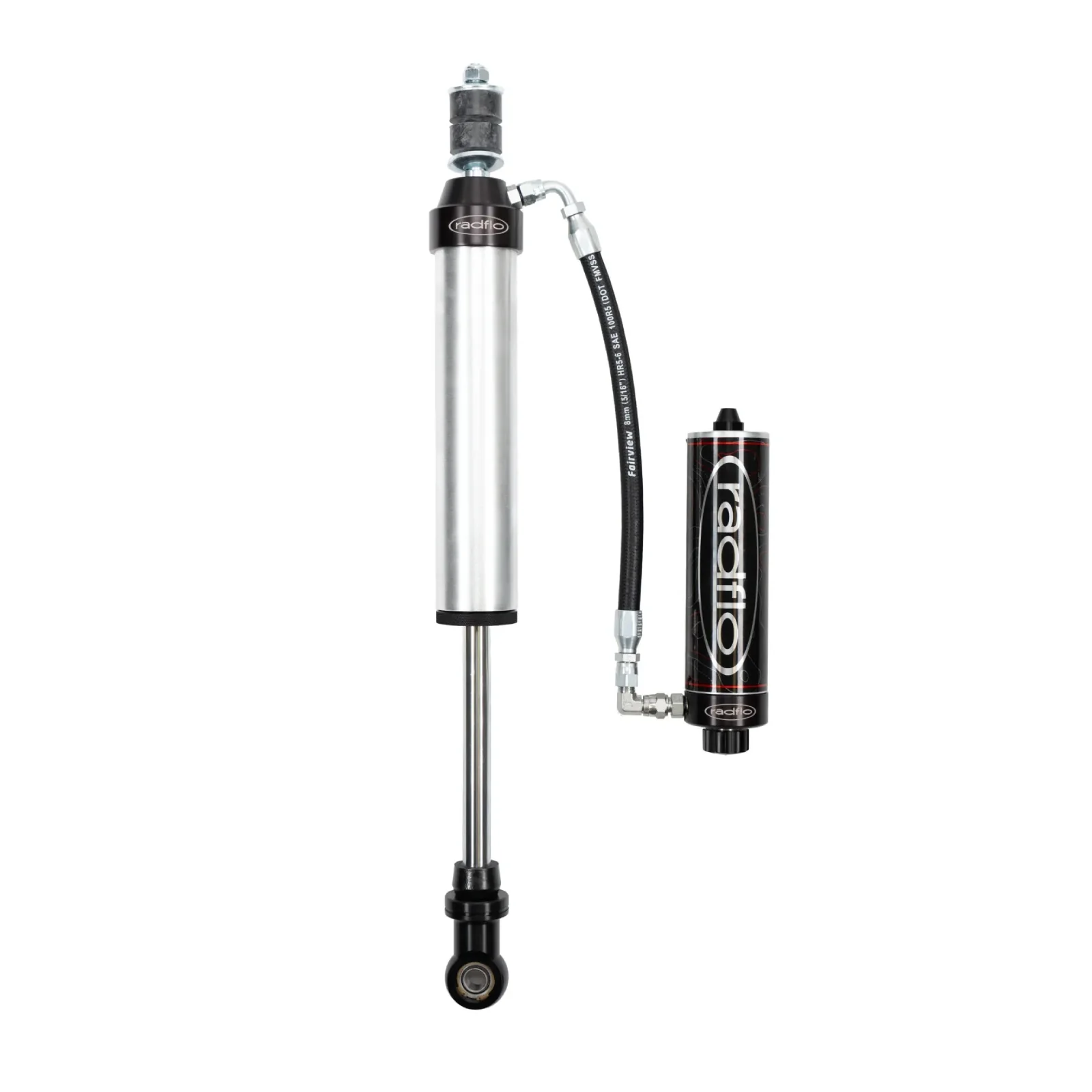 Radflo 2.5 600R Shocks w/Remote Reservoir + HI/LO Compression Adjuster Shocks for 2025-2026 Lexus GX550 Rear