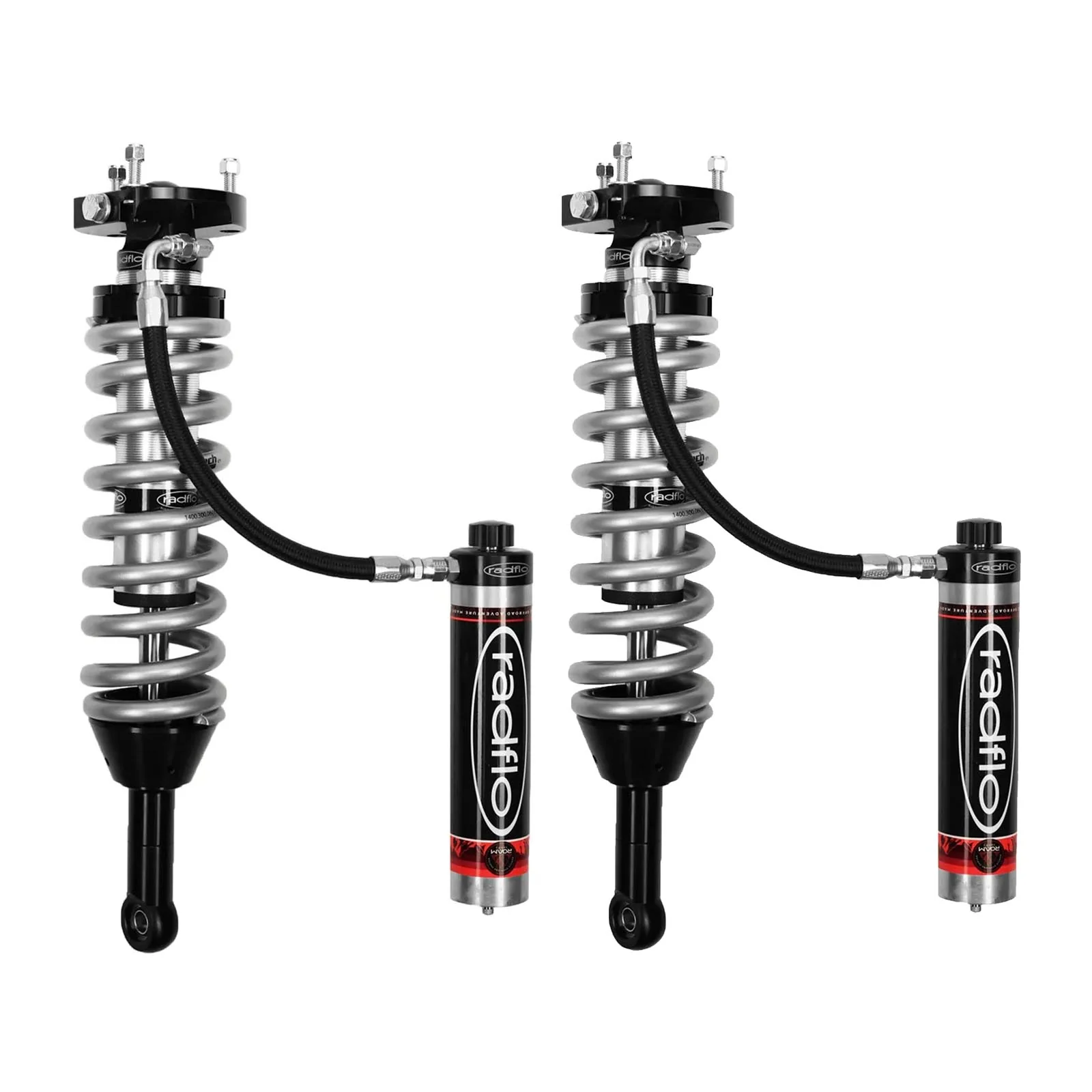 Radflo 2.5 Roam Adjustable Coilover Front Pair for 2010-2024 Toyota FJ Cruiser