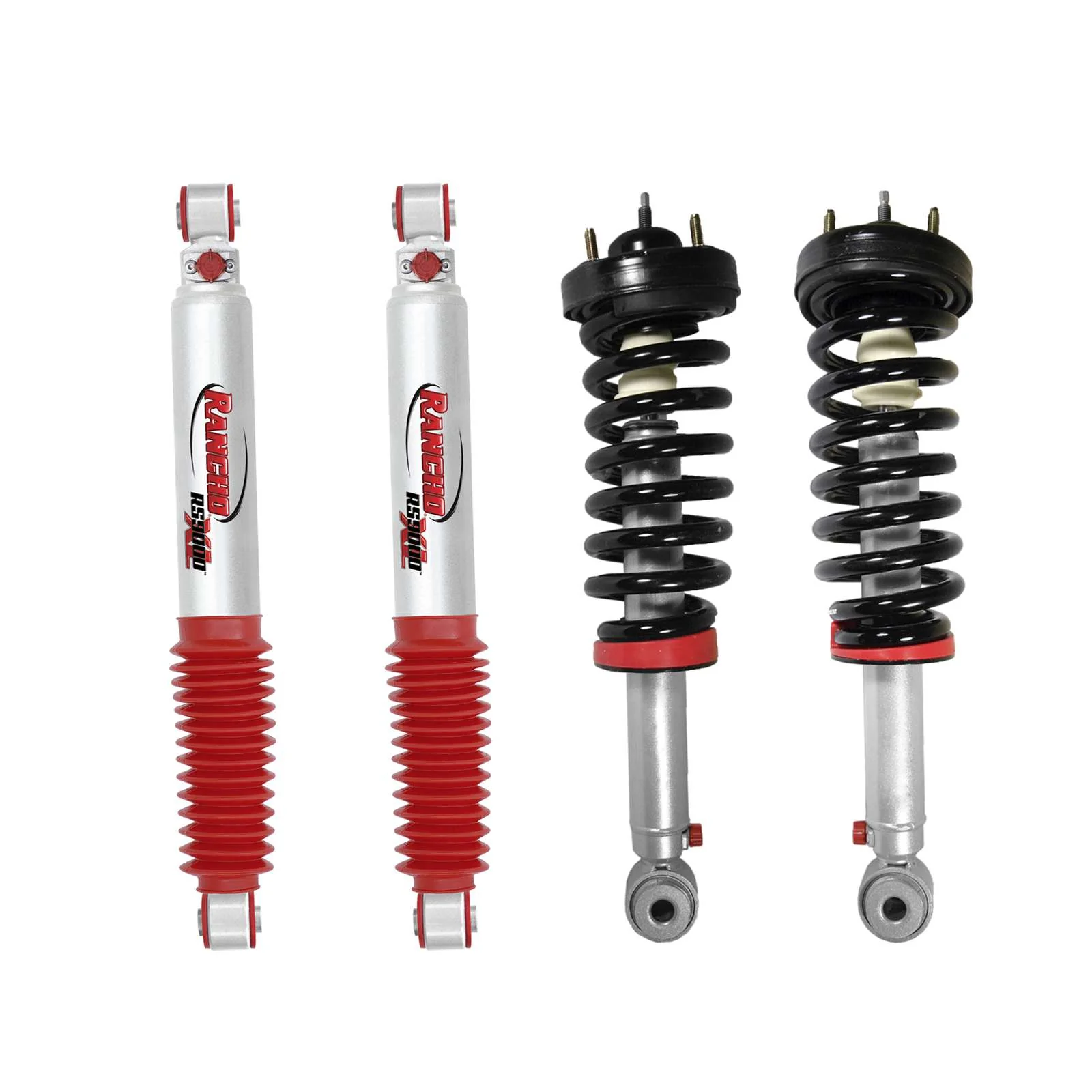 Rancho Quicklift Leveling Strut + RS9000XL Adjustable Shocks Set for 2009-2013 Ford F150 4WD - Image 2
