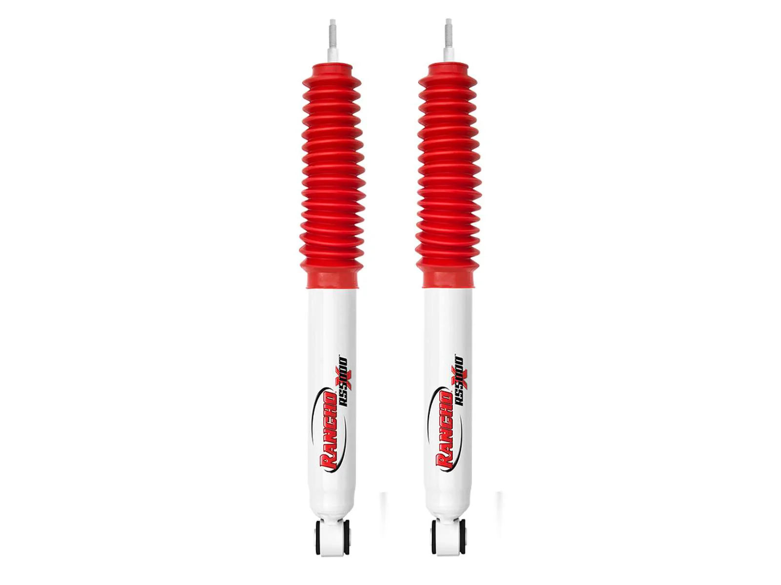 Rancho RS5000X Gas Shocks Front Pair for 2000-2005 Ford Excursion RWD w/0" lift