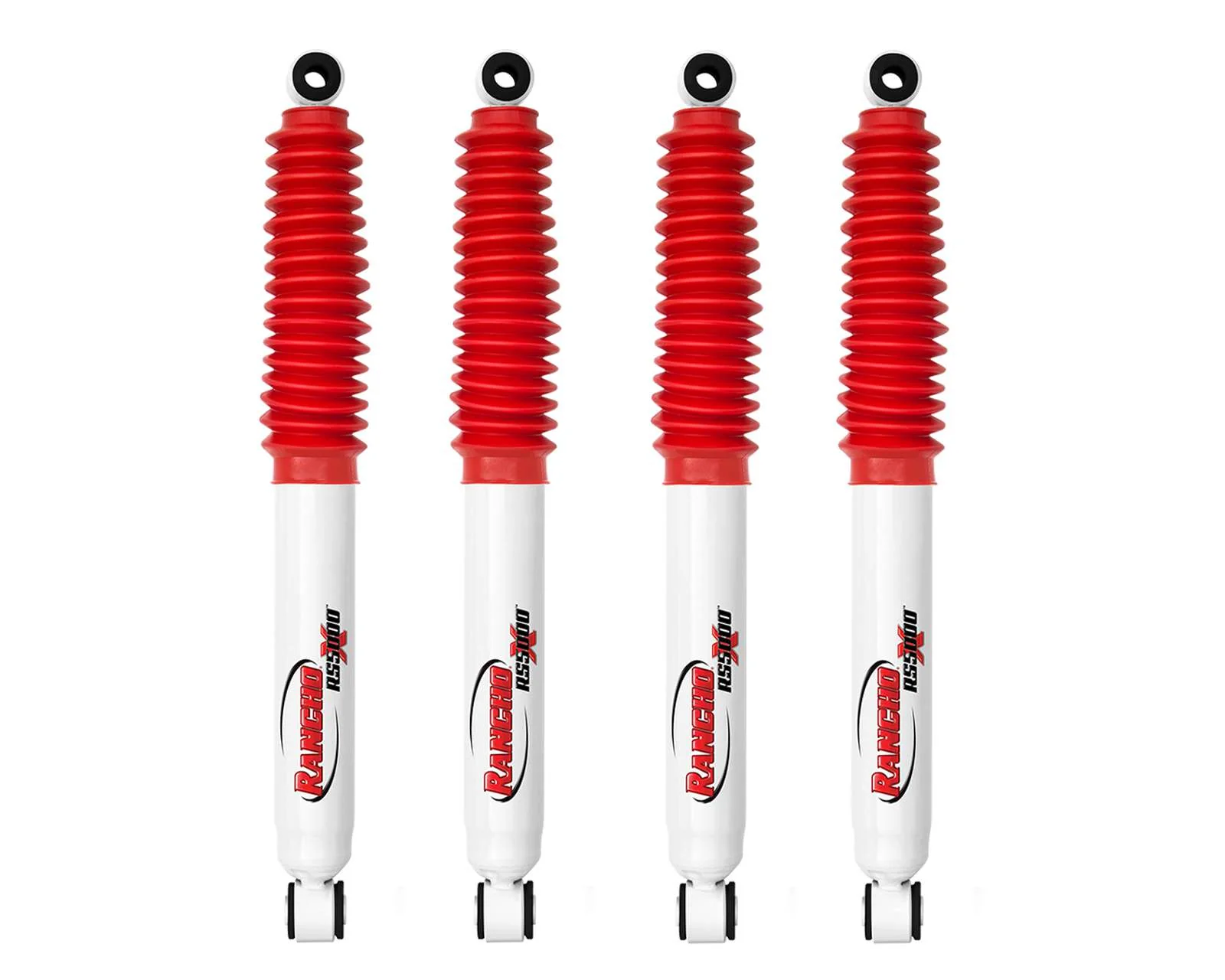 Rancho RS5000X Gas Shocks Set for 1982-1986 Jeep CJ5 4WD