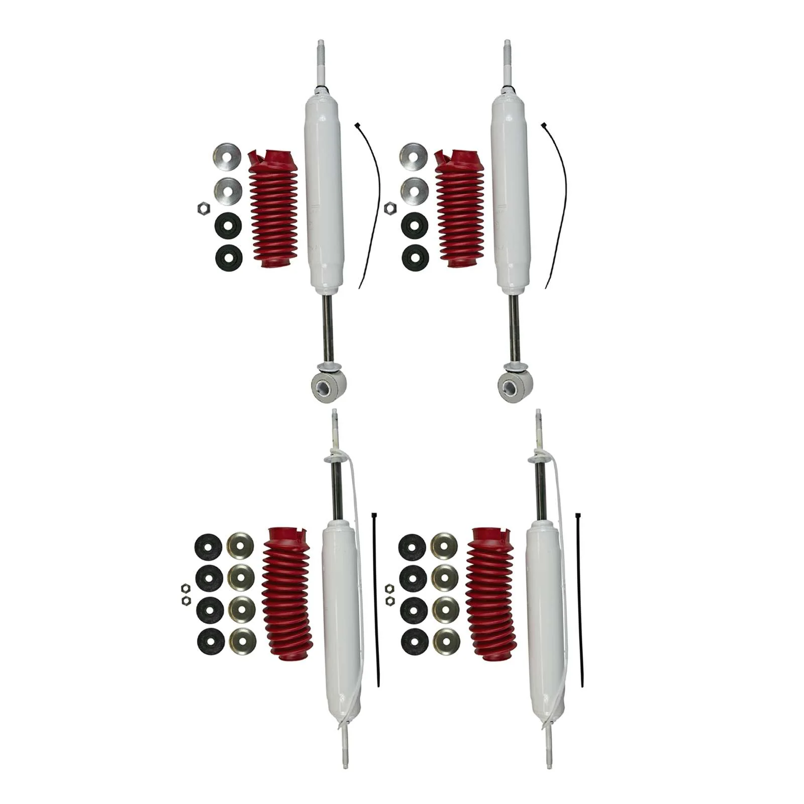 Rancho RS5000X Gas Shocks Set for 1987-1995 Land Rover Range Rover 4WD w/0" lift