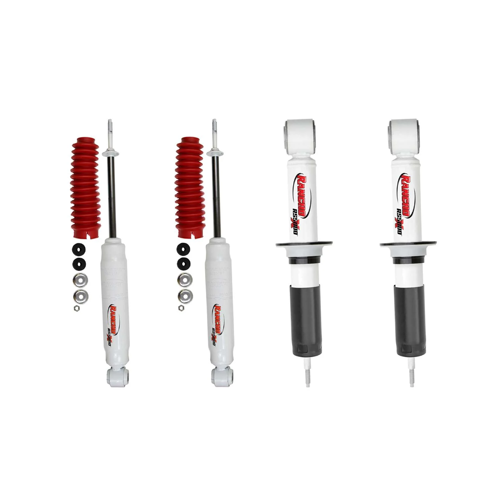 Rancho RS5000X Gas Shocks Set for 1996-2002 Toyota 4Runner 4WD RWD w/0" lift 6 Cyl