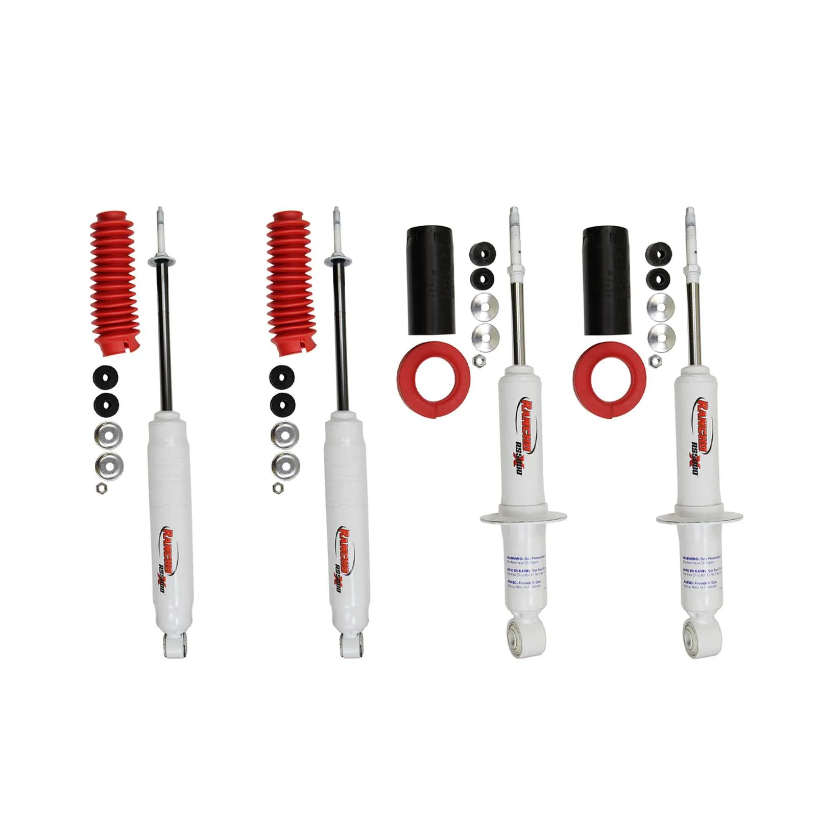 Rancho RS5000X Gas Strut & Shocks Set for 2000-2006 Toyota Tundra RWD w/0" lift