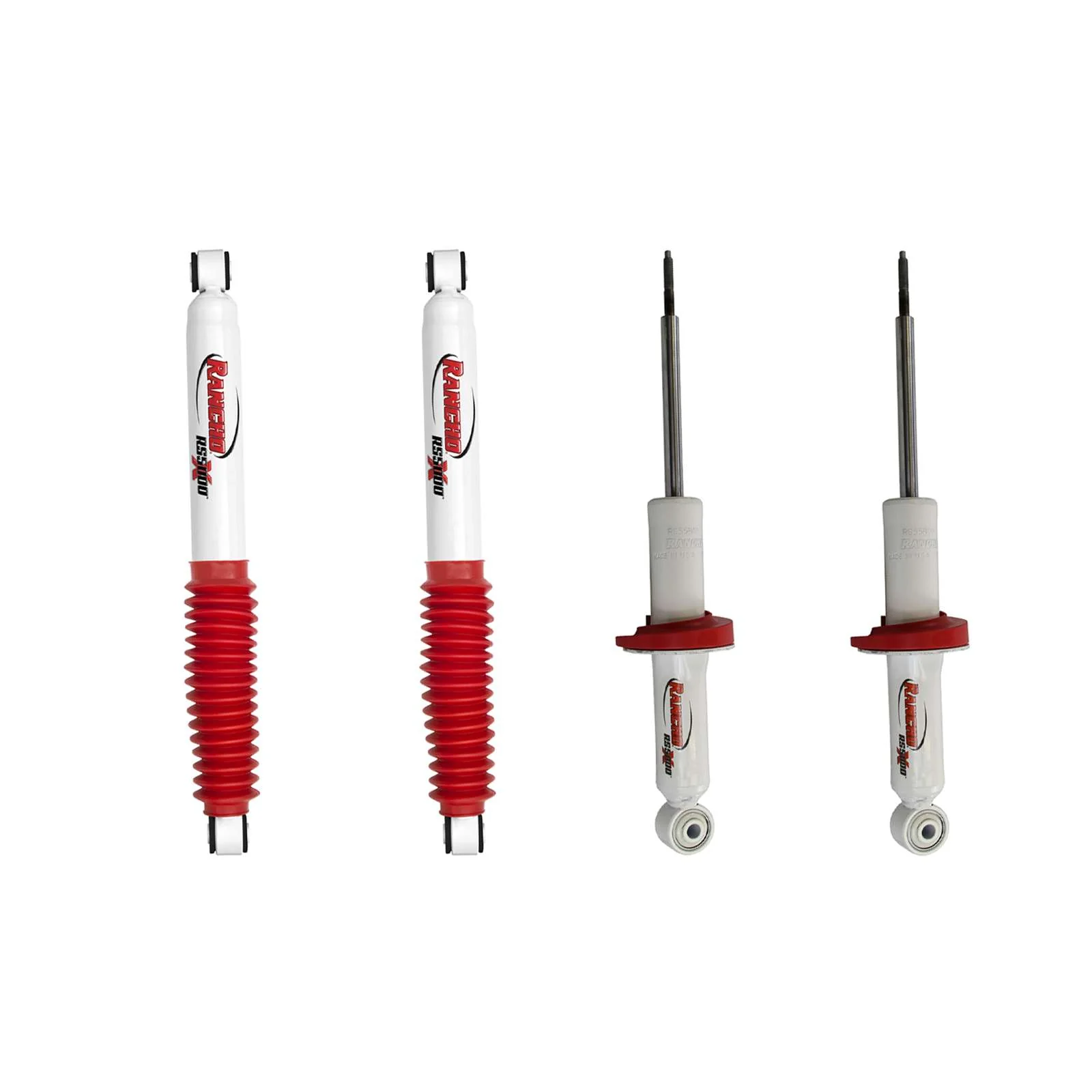 Rancho RS5000X Gas Strut & Shocks Set for 2015-2022 Chevrolet Colorado 4WD RWD w/0" lift