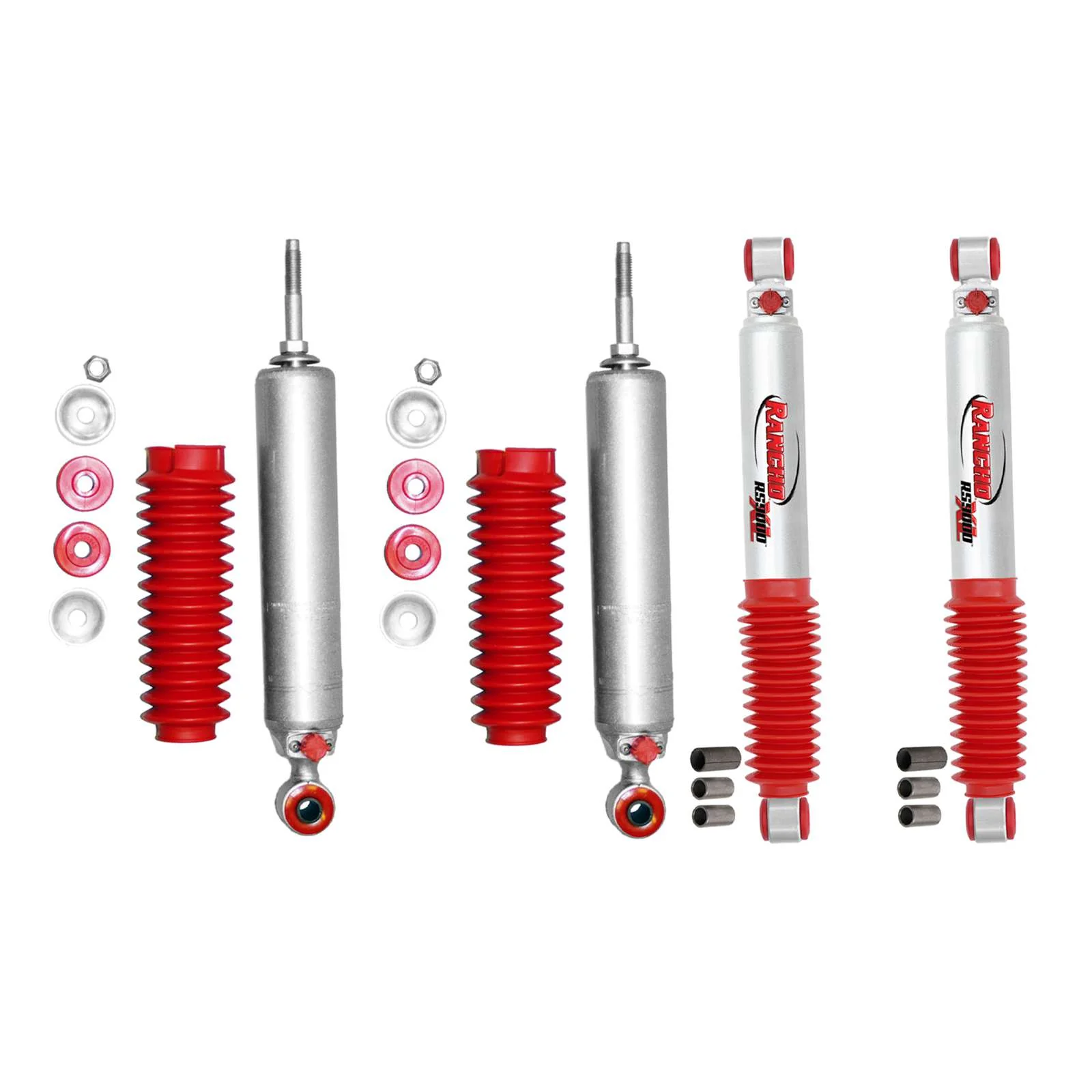 Rancho RS9000XL Adjustable Shocks Set for 2005-2016 Ford F450 Super Duty w/0" lift