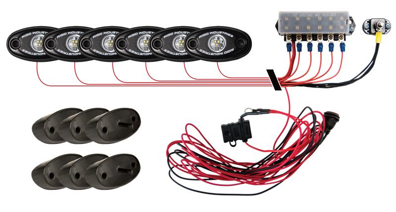 Rigid Industries Rock Light Kit- Cool White (6 lights) - Image 4