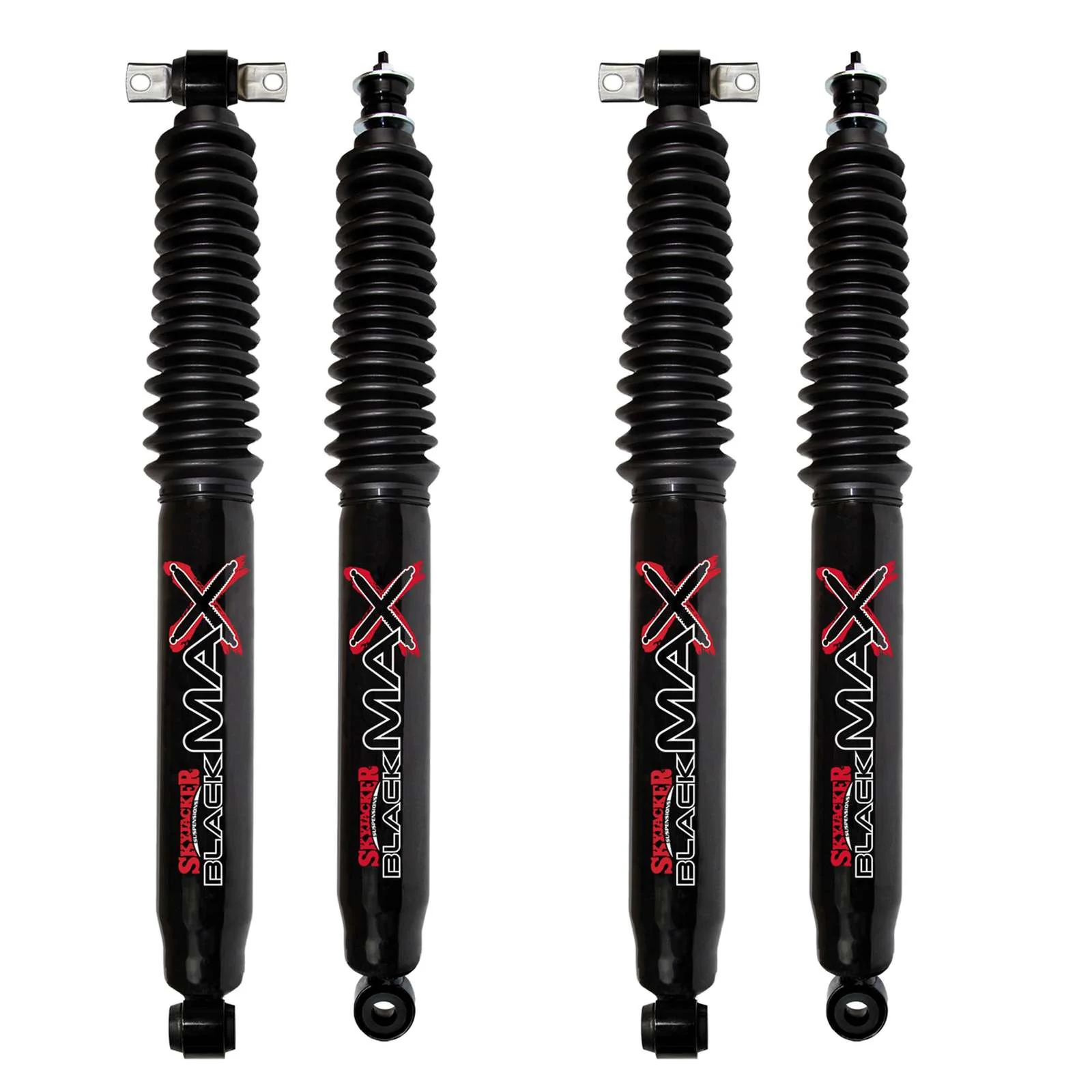 Skyjacker Black MAX Hydro Shocks Set for 1986-1996 Dodge Dakota 4WD