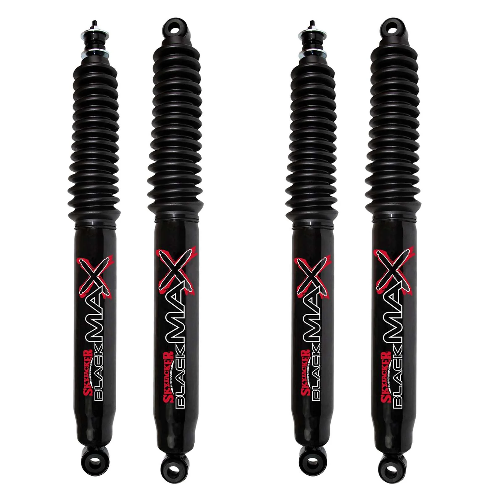 Skyjacker Black MAX Hydro Shocks Set for 1987-1996 Jeep Wrangler 4WD YJ - Image 5
