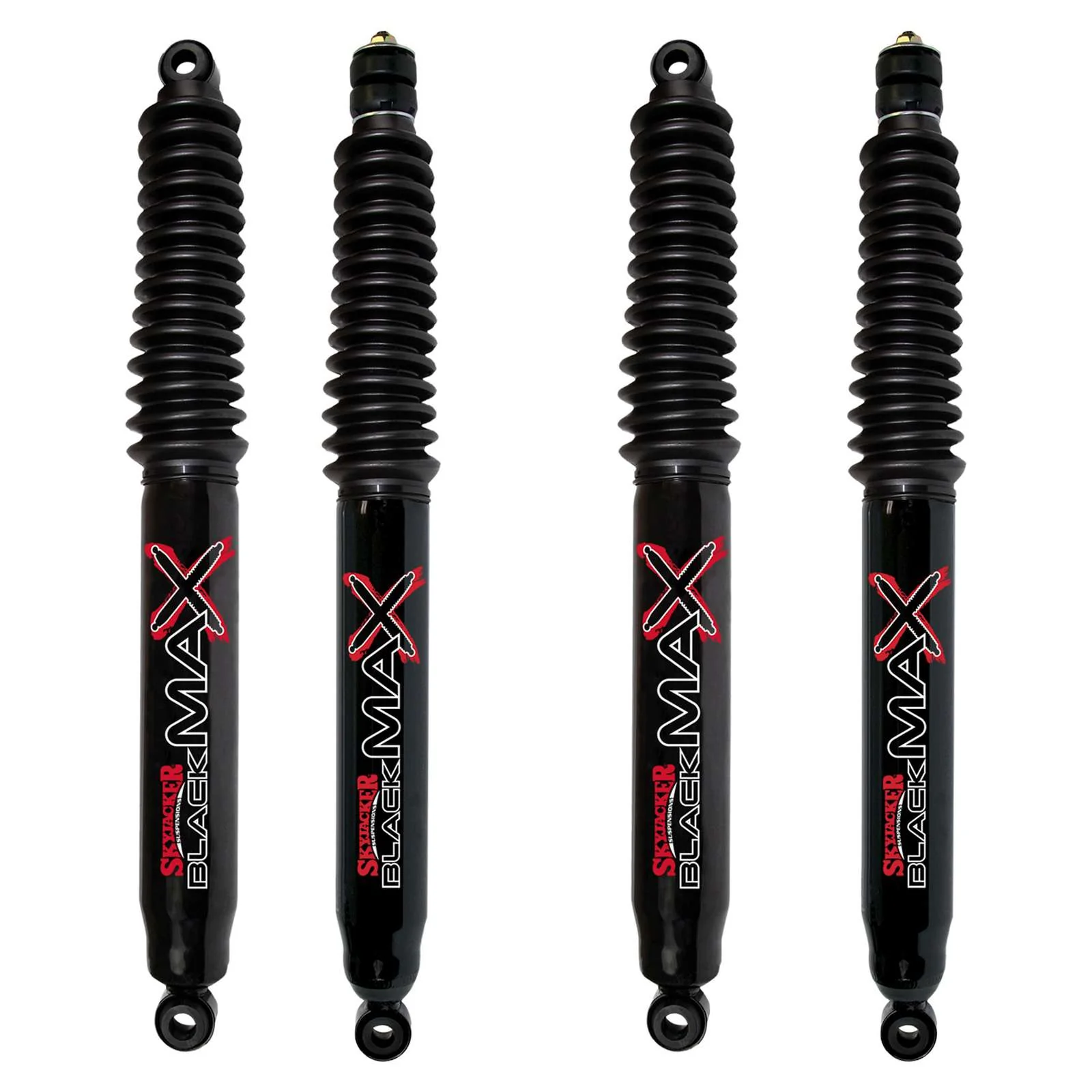 Skyjacker Black MAX Hydro Shocks Set for 2001-2010 GMC Sierra 3500 HD 4WD