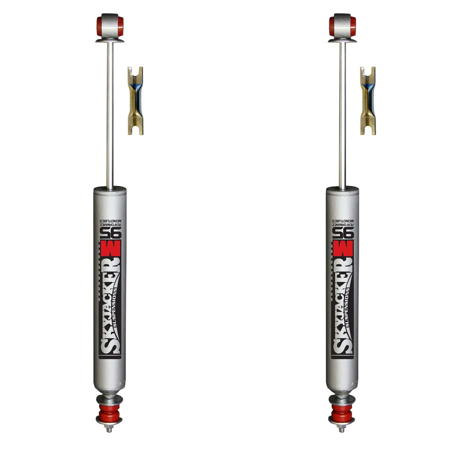 Skyjacker M95 Monotube Gas Shocks Front Pair for 2003-2011 Dodge Ram 2500 RWD w/1-2.5" lift MegaCab