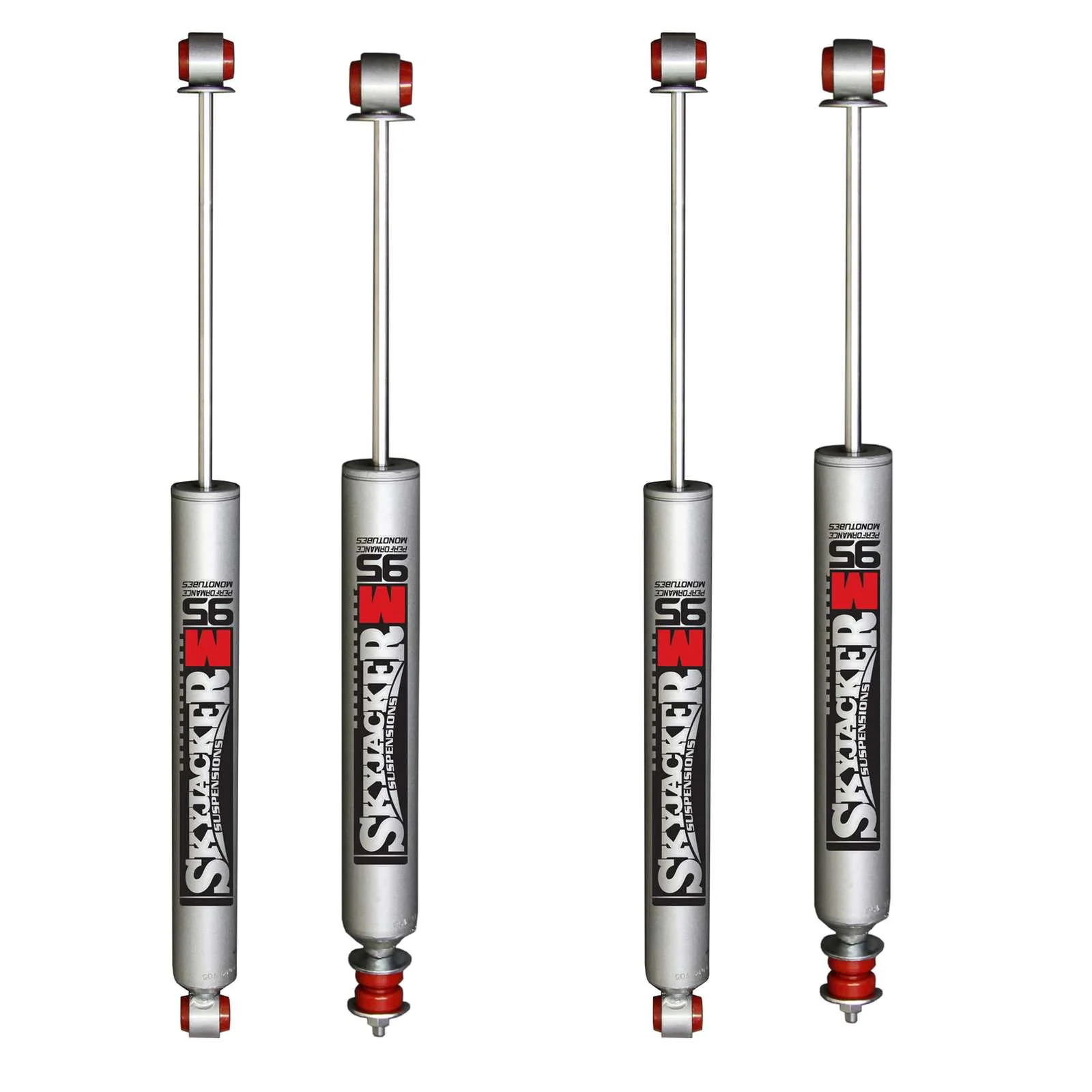 Skyjacker M95 Monotube Gas Shocks Set for 1987-1996 Jeep Wrangler 4WD YJ