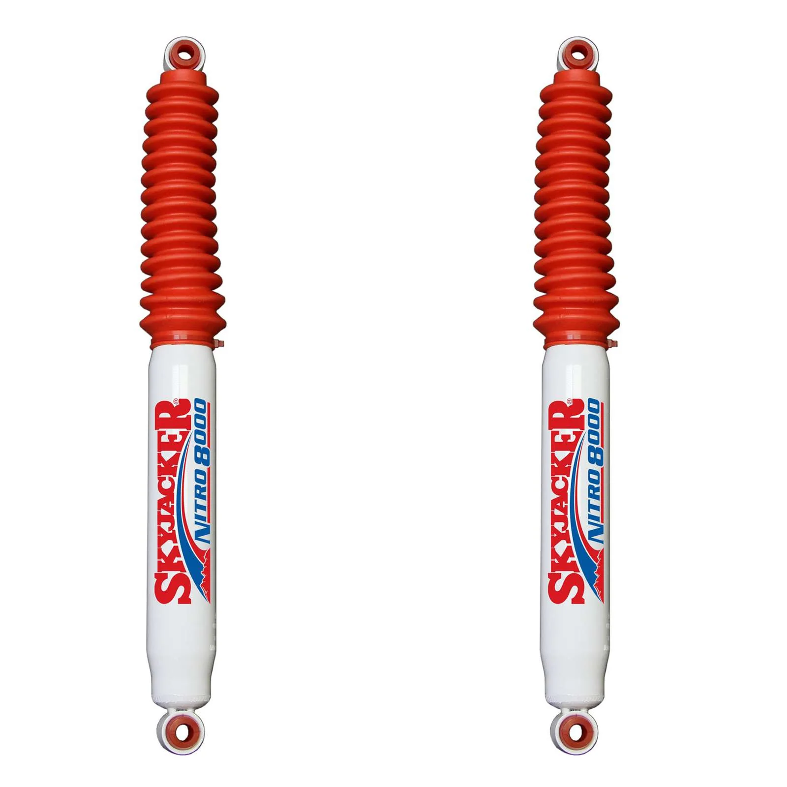 Skyjacker N8000 Nitrogen Gas Shocks Rear Pair for 2009-2018 Dodge Ram 1500 4WD RWD w/3-4" lift