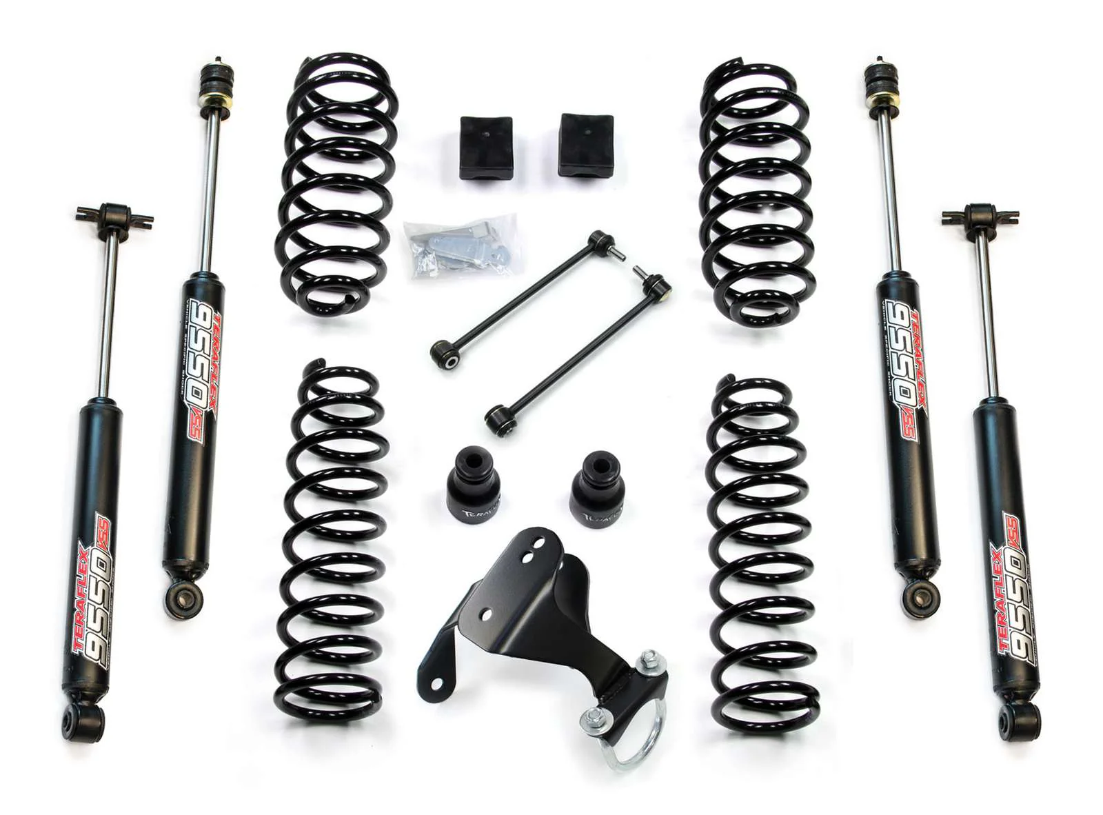 Teraflex 2.5" Lift Kit w/ 9550 VSS Twin Tube Shocks for 2007-2018 Jeep Wrangler JK 4WD